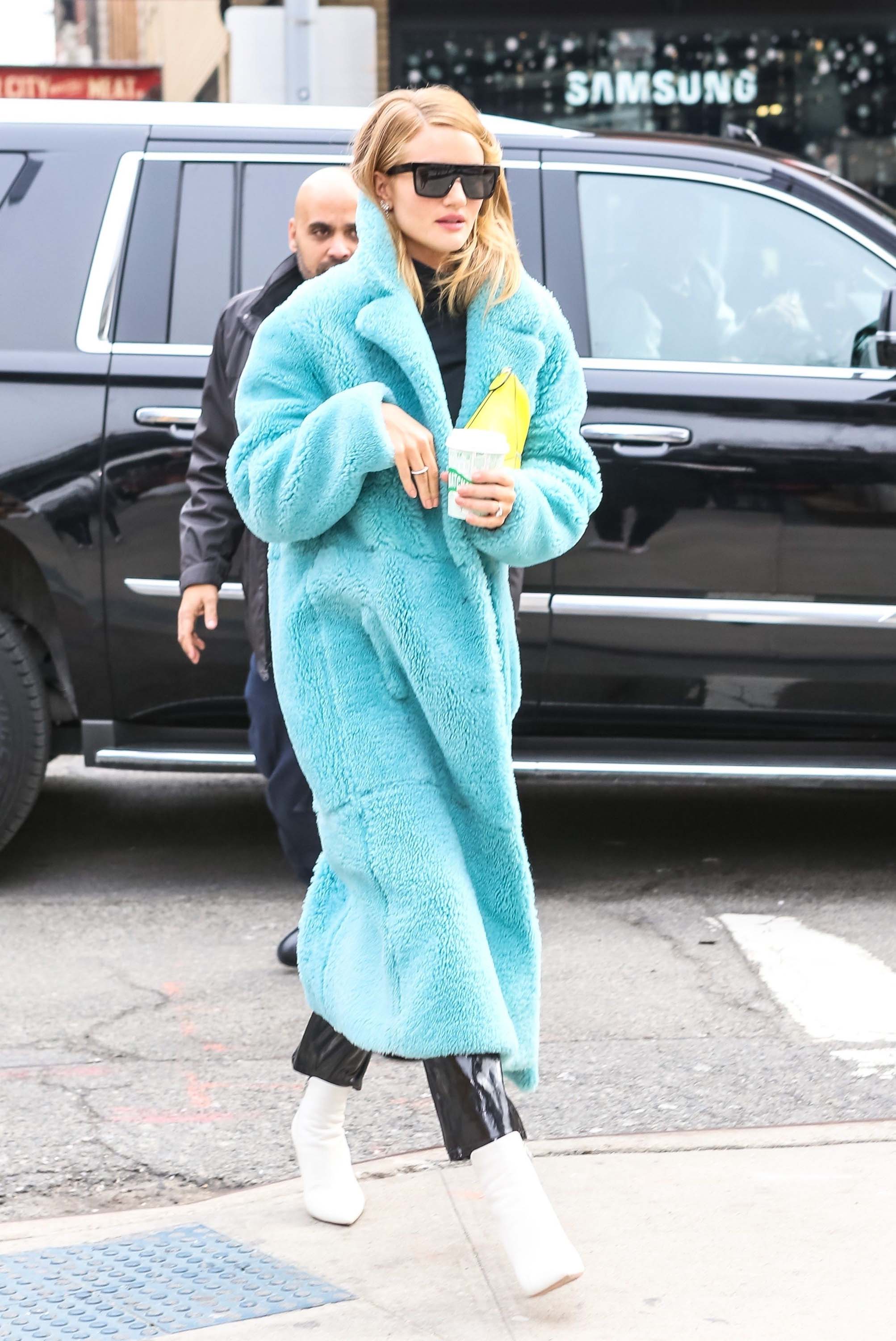 Rosie Huntington Whiteley out in New York City