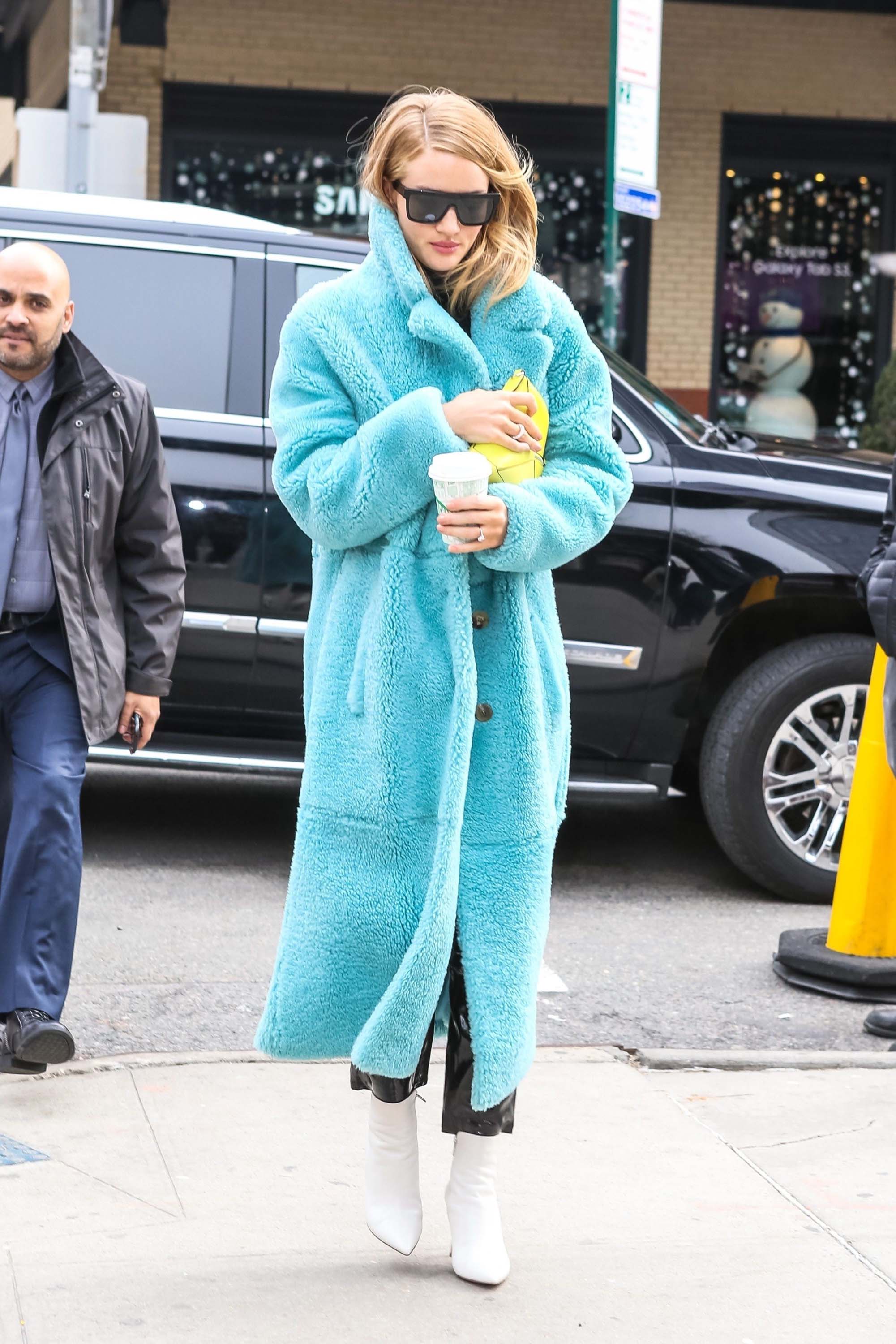 Rosie Huntington Whiteley out in New York City