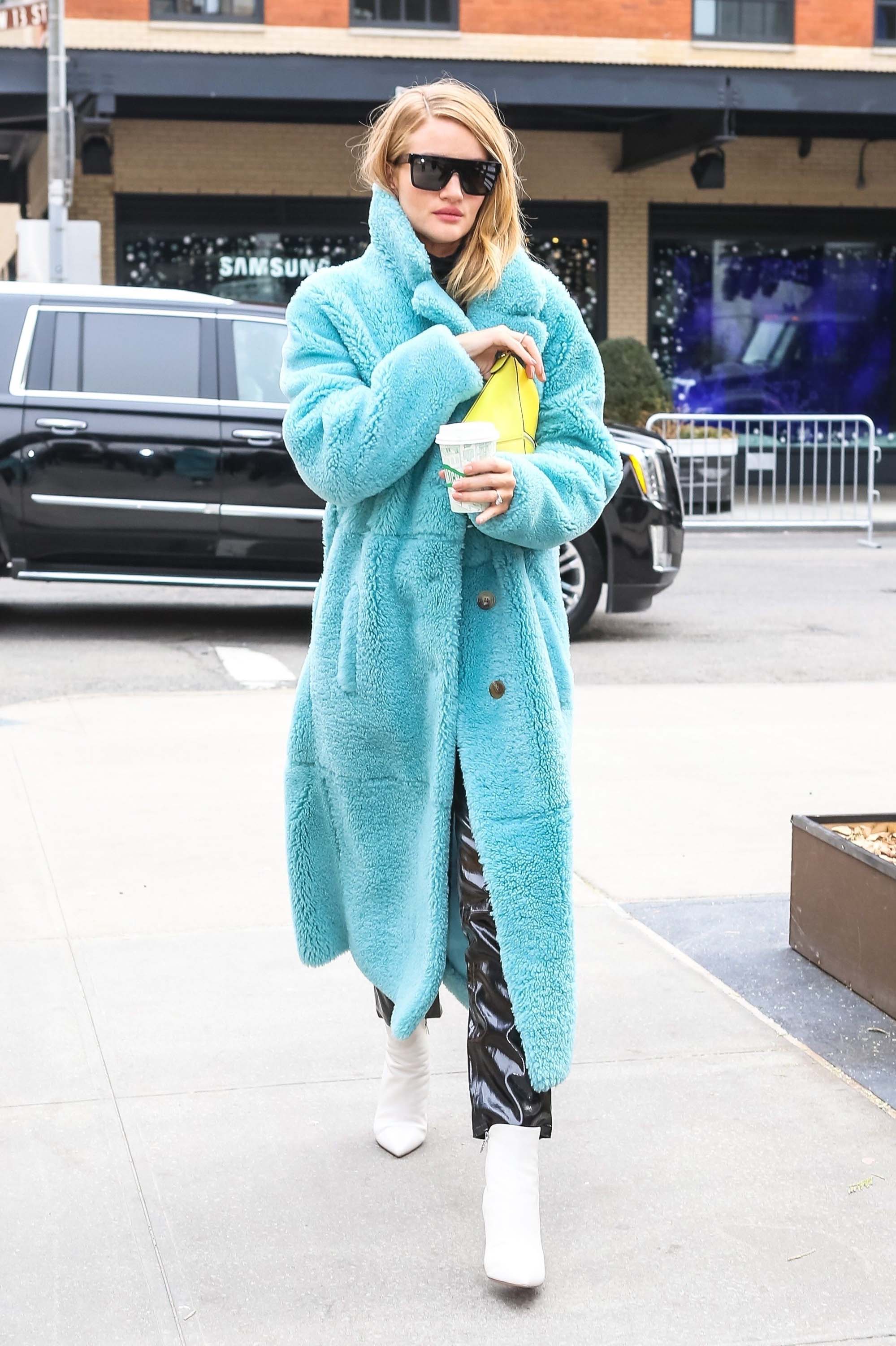 Rosie Huntington Whiteley out in New York City