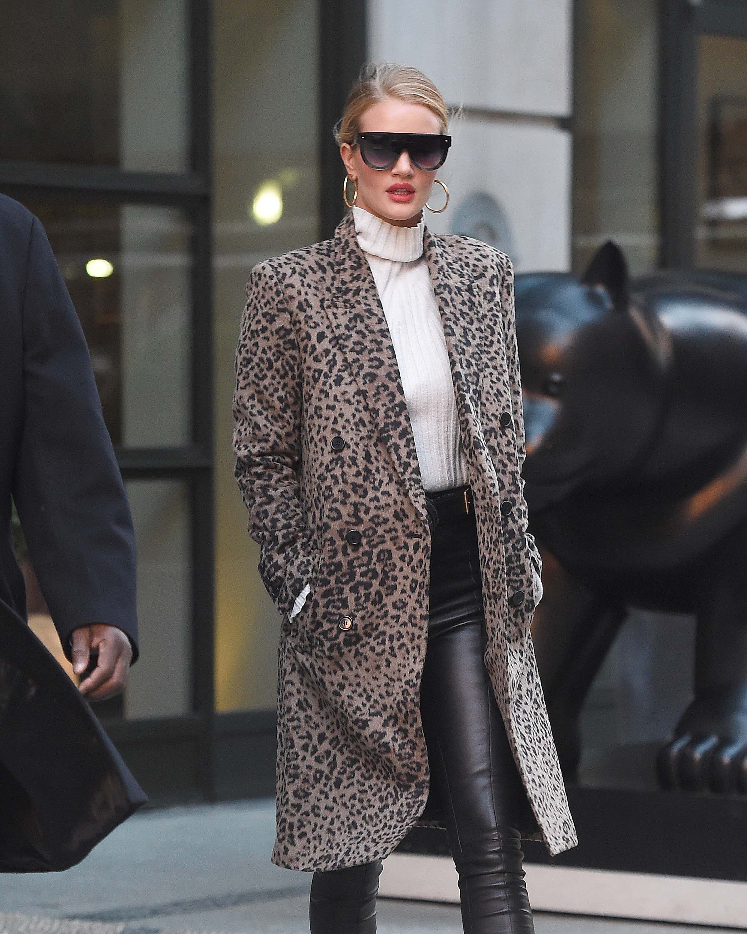 Rosie Huntington-Whiteley out in SoHo