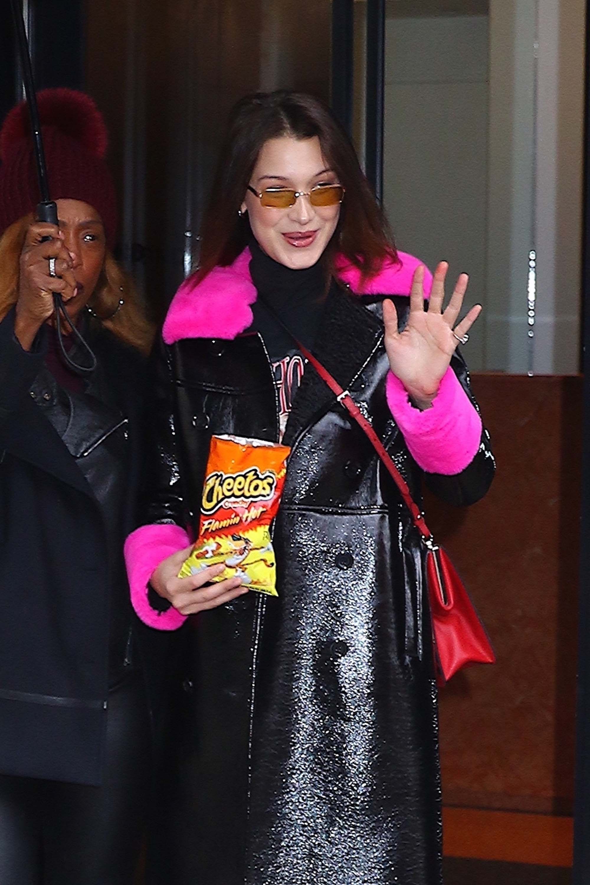 Bella Hadid is seen leaving her apartment