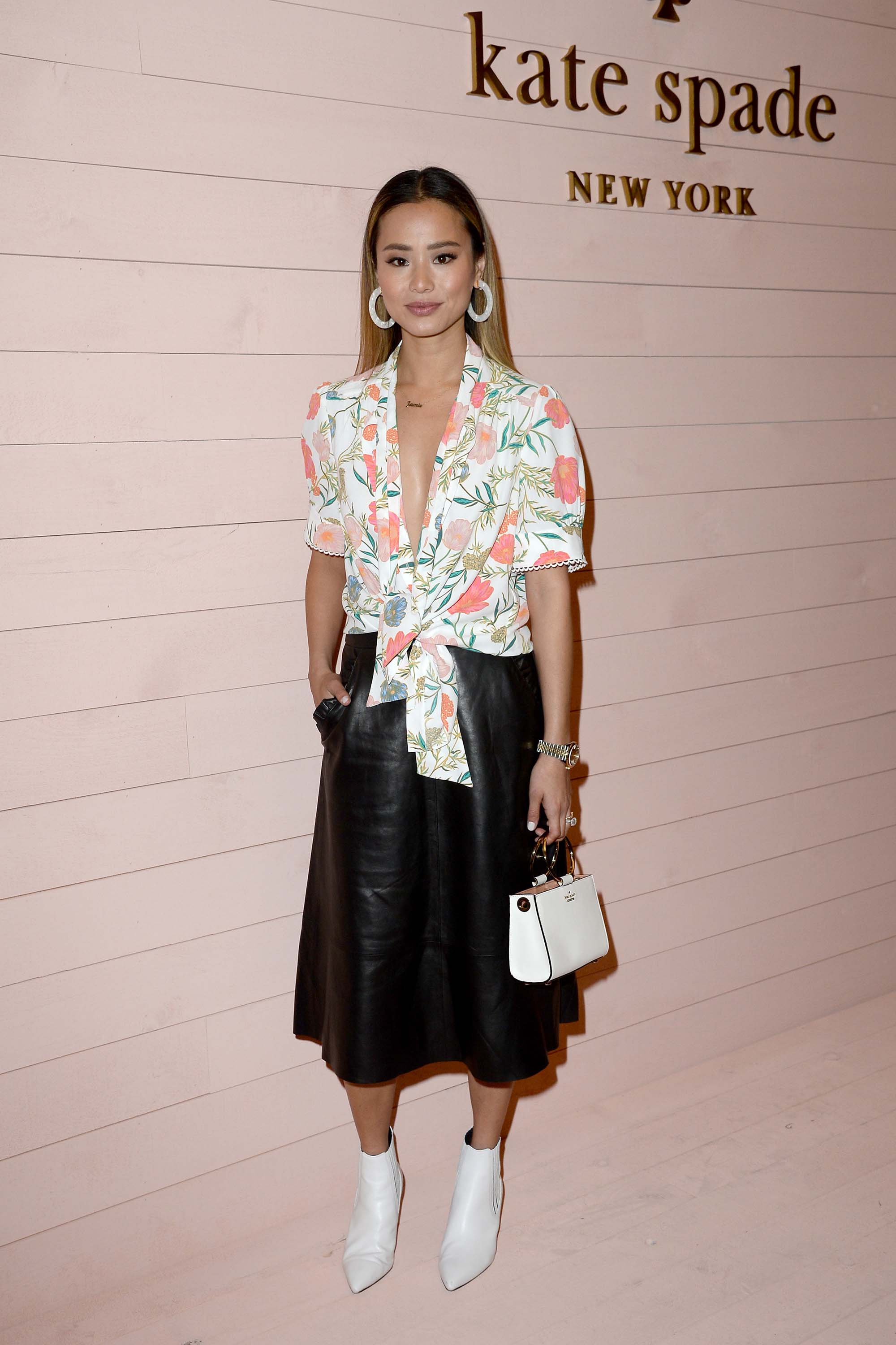 Jamie Chung attends Kate Spade Fashion Show