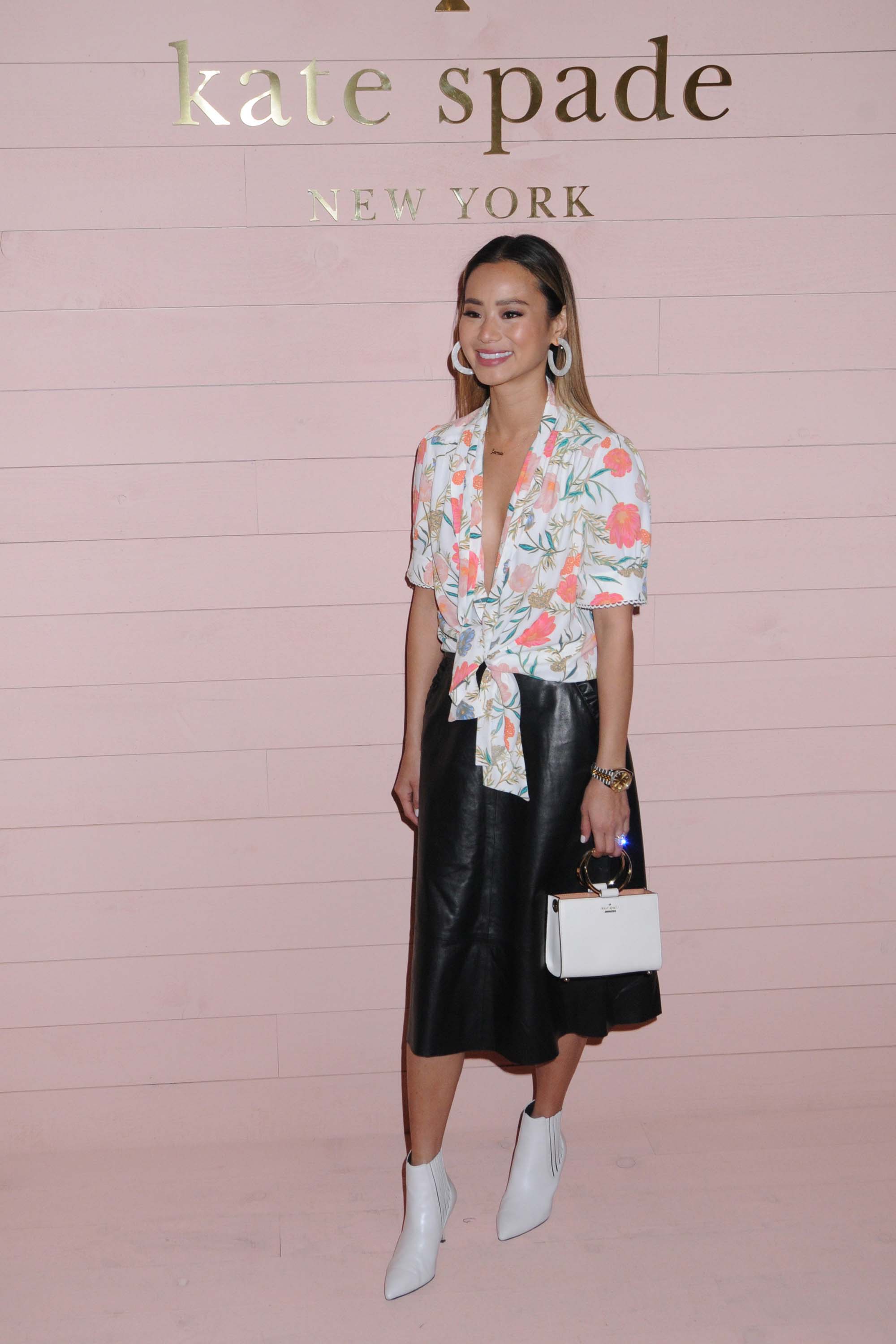 Jamie Chung attends Kate Spade Fashion Show