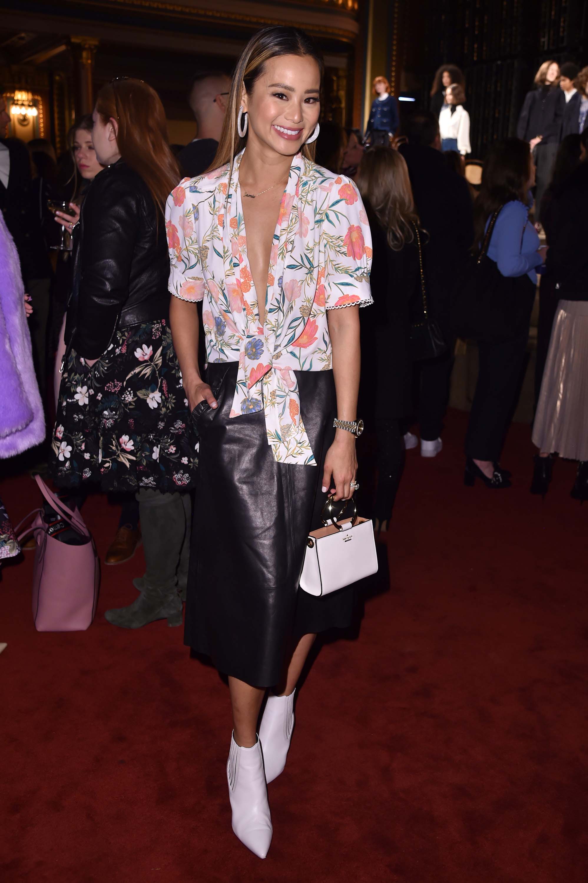 Jamie Chung attends Kate Spade Fashion Show