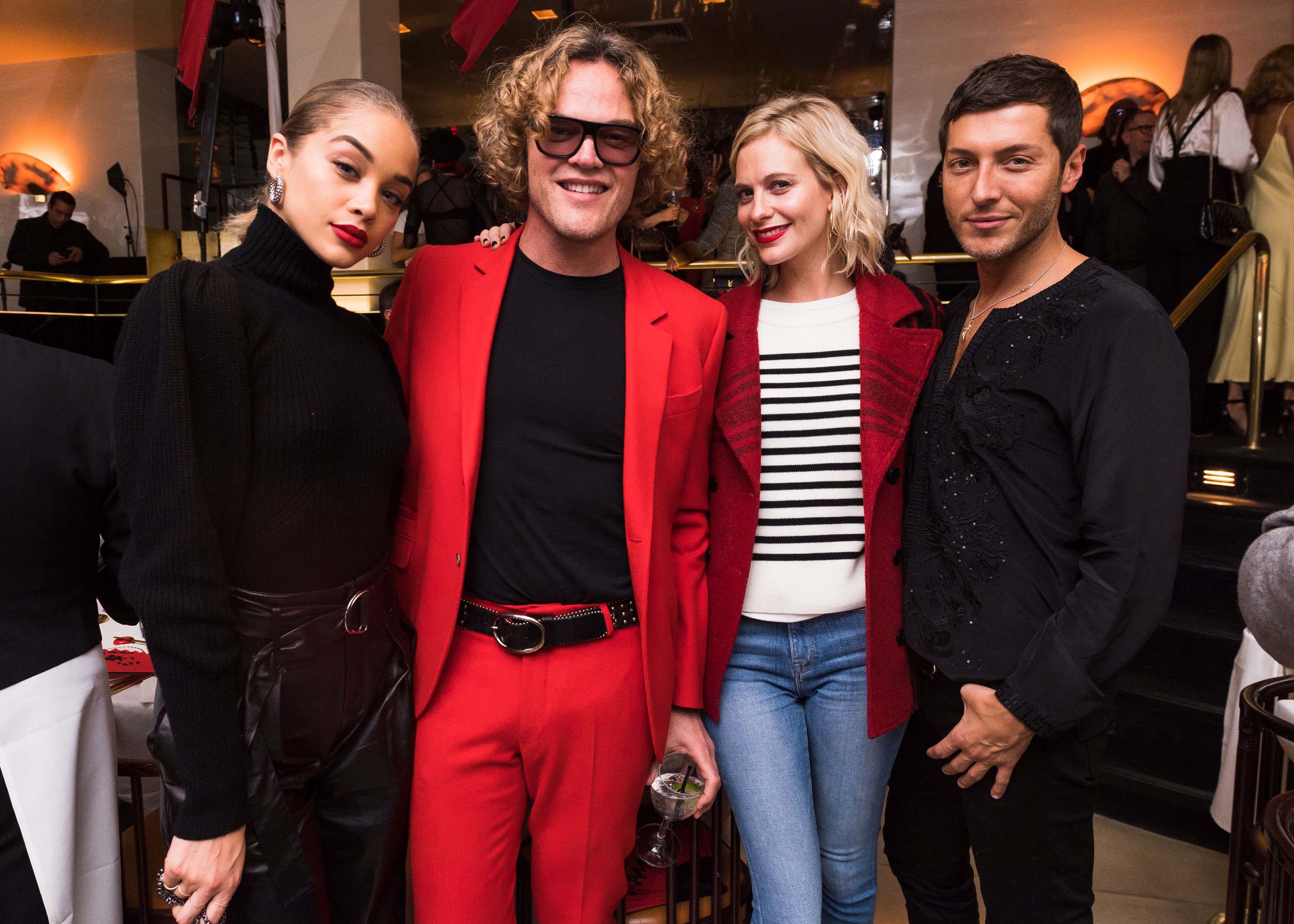 Jasmine Sanders attends Frame Fifth Anniversary Dinner