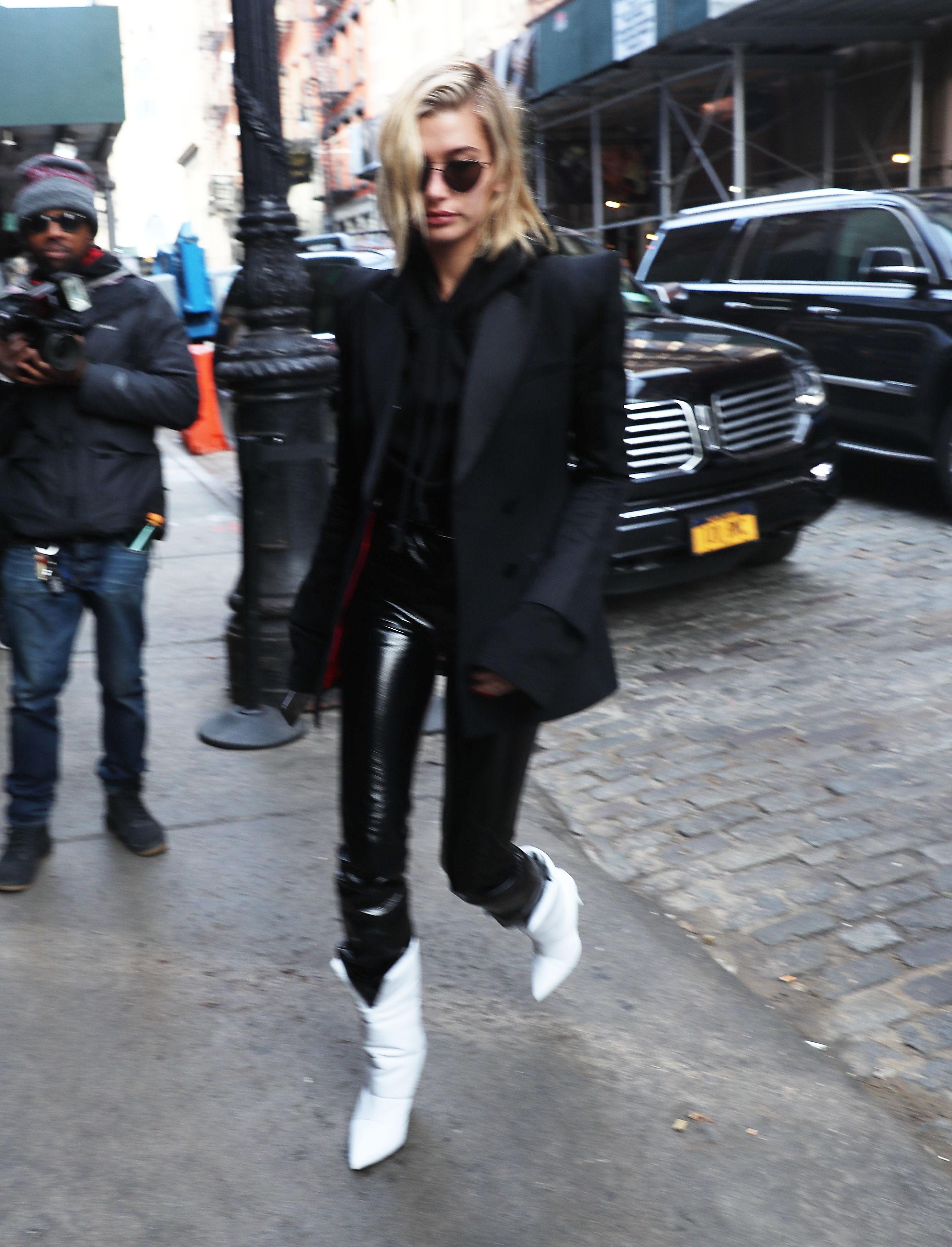 Hailey Baldwin attends Zadig and Voltaire for NYFW