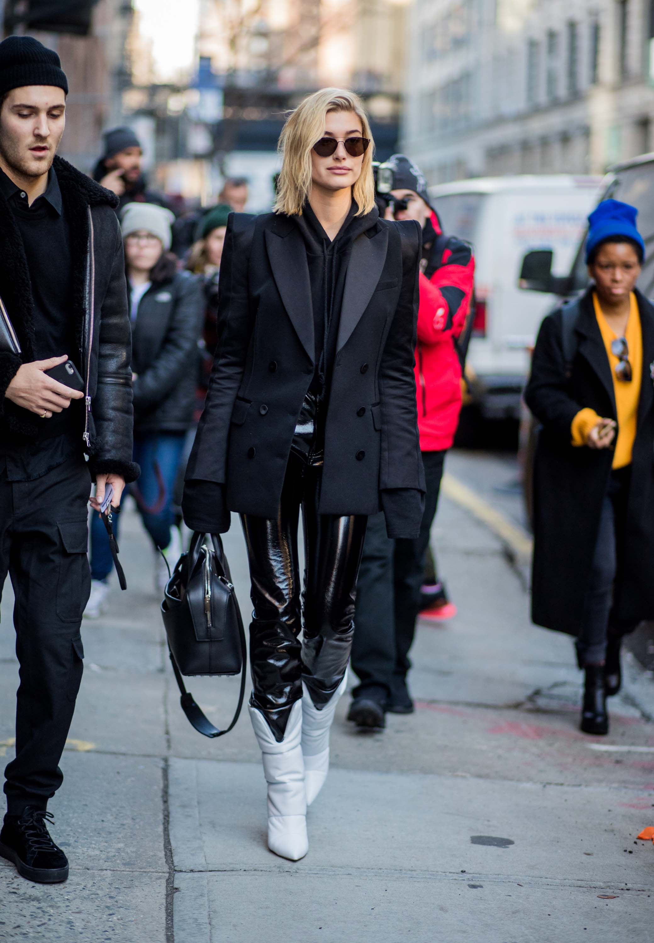 Hailey Baldwin attends Zadig and Voltaire for NYFW