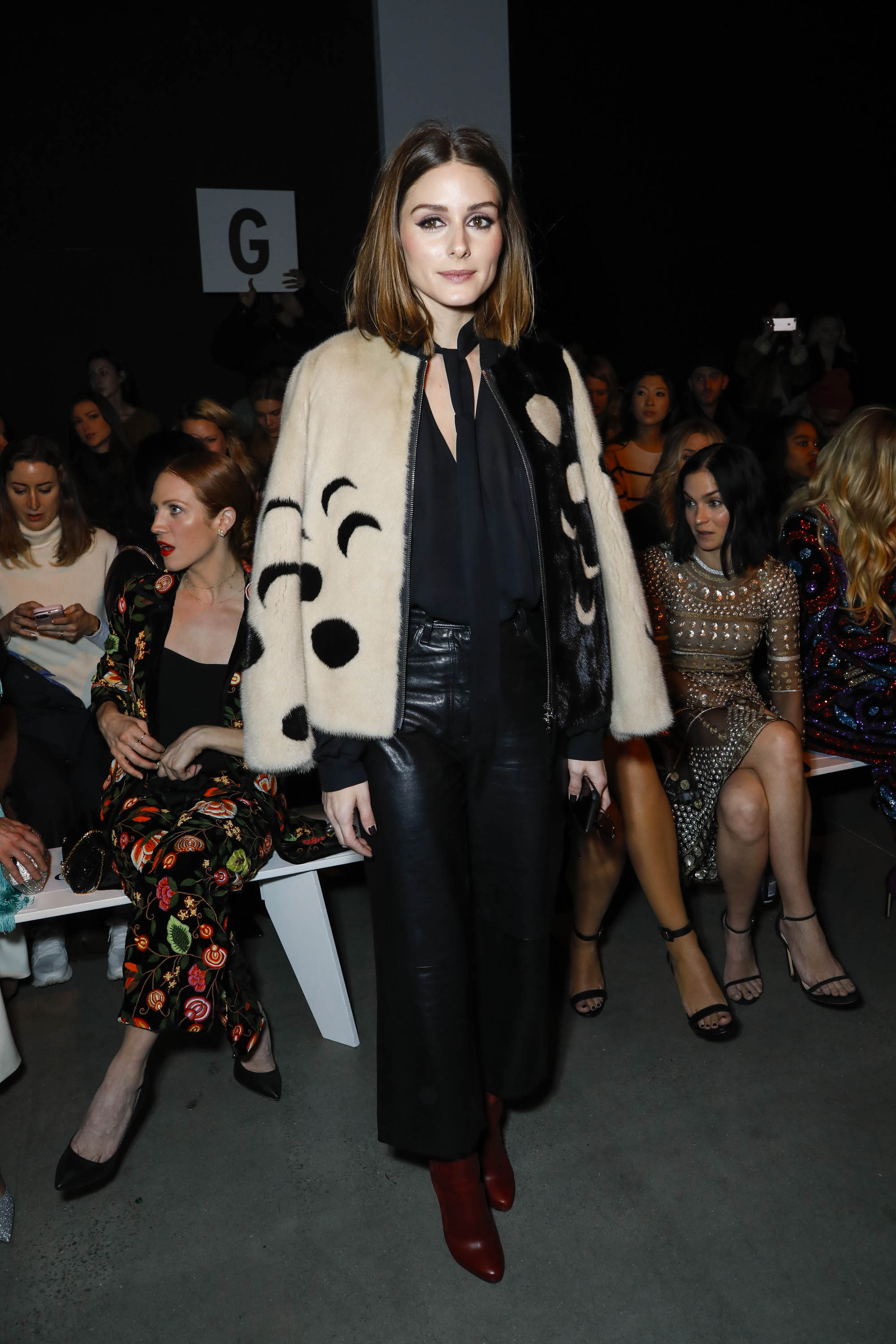 Olivia Palermo attends Naeem Khan show