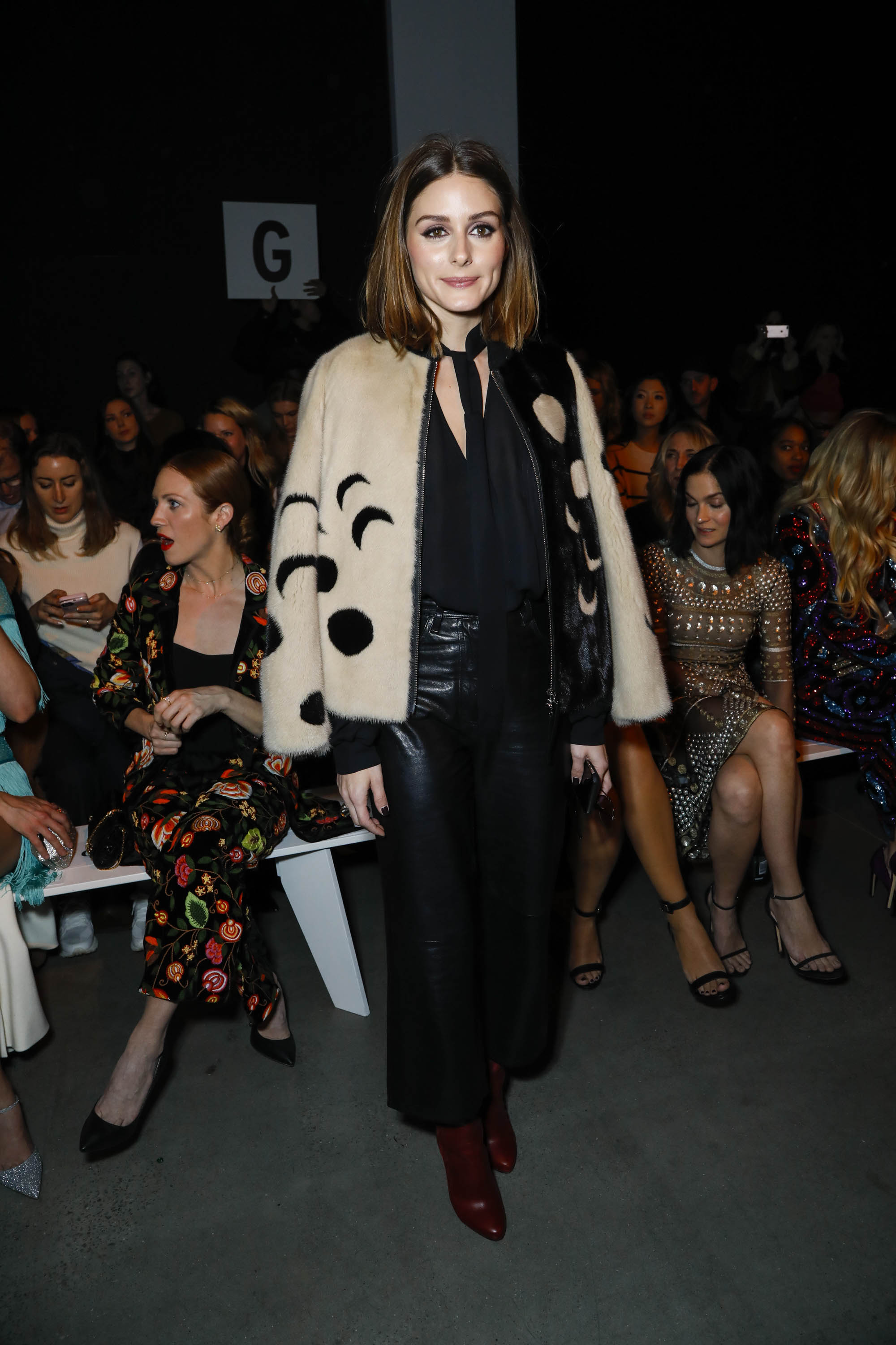 Olivia Palermo attends Naeem Khan show