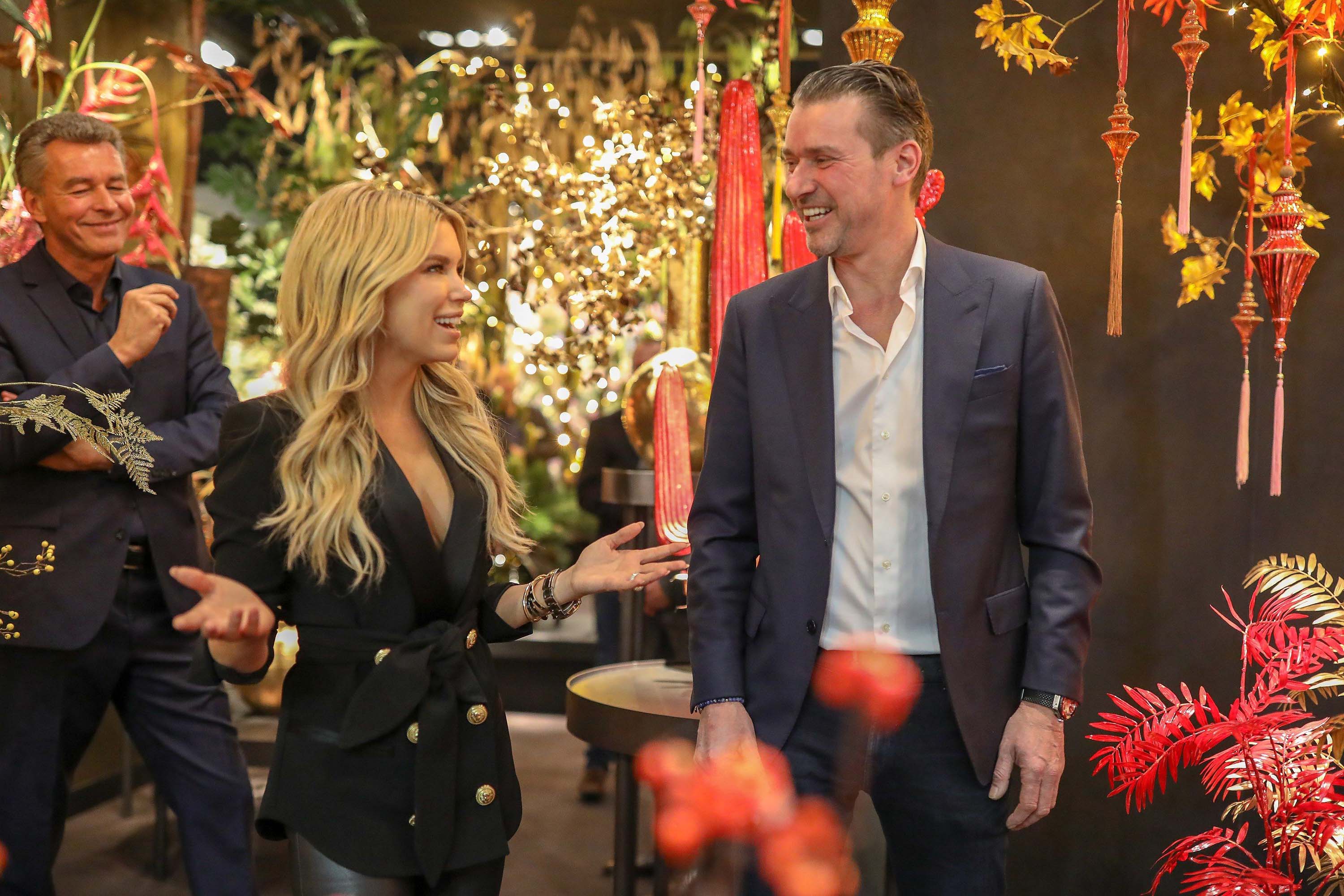 Sylvie Meis attends Ambiente 2018 trade fair