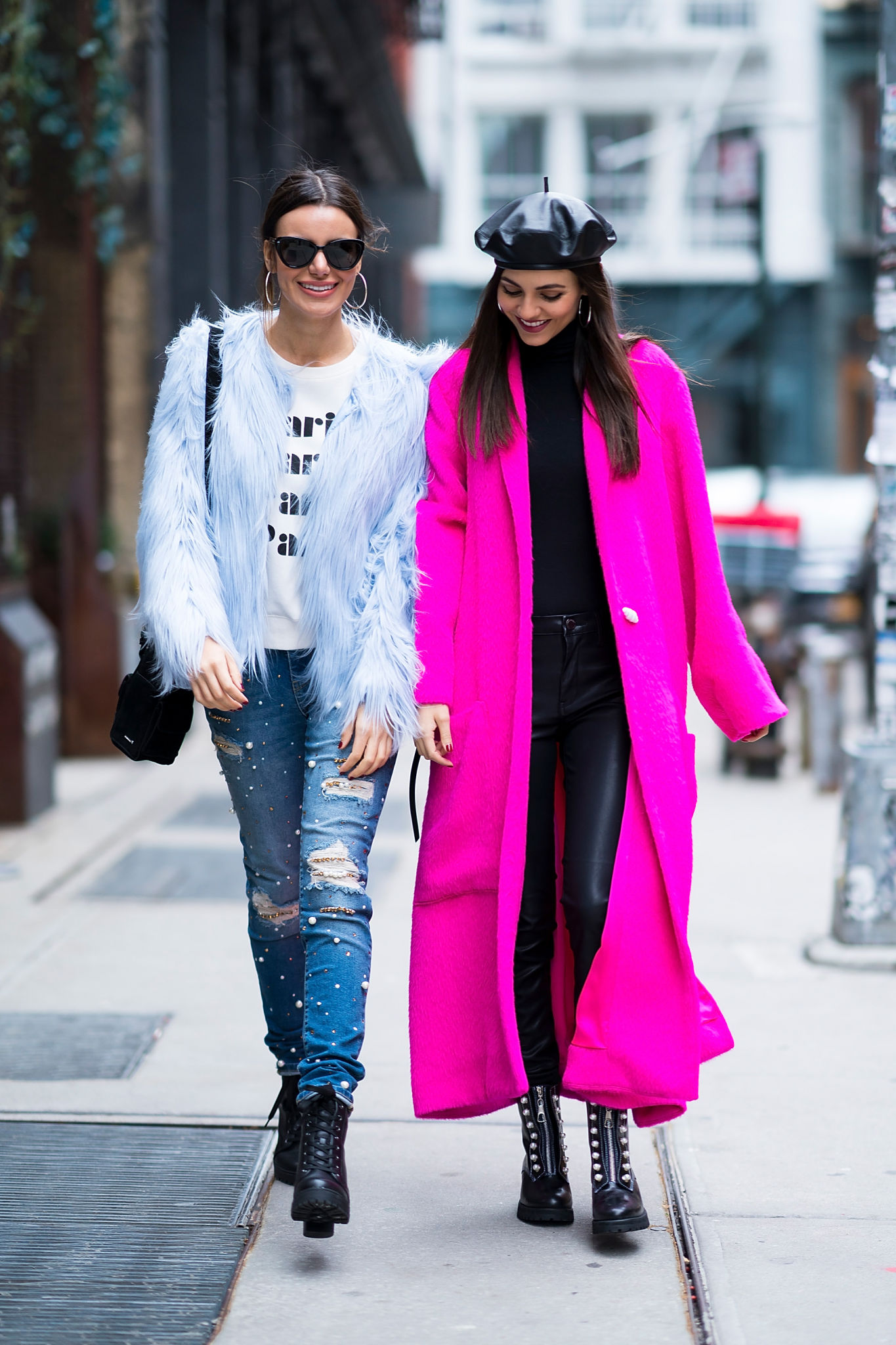 Victoria Justice out in NYC