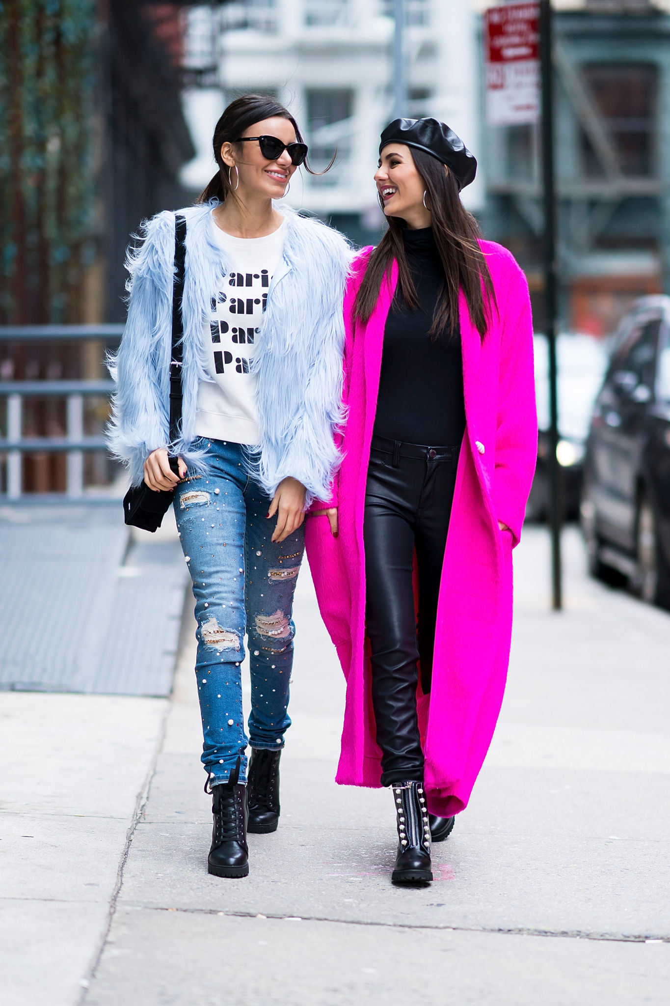 Victoria Justice out in NYC