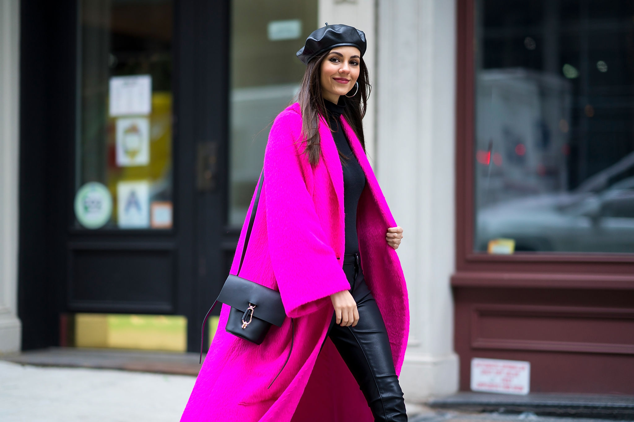 Victoria Justice out in NYC