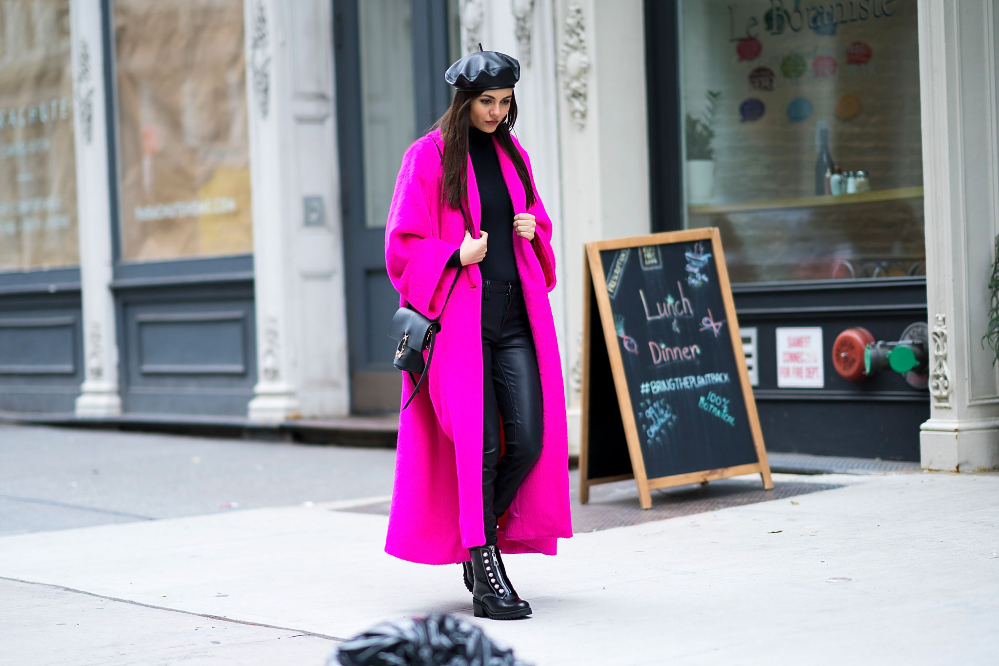 Victoria Justice out in NYC