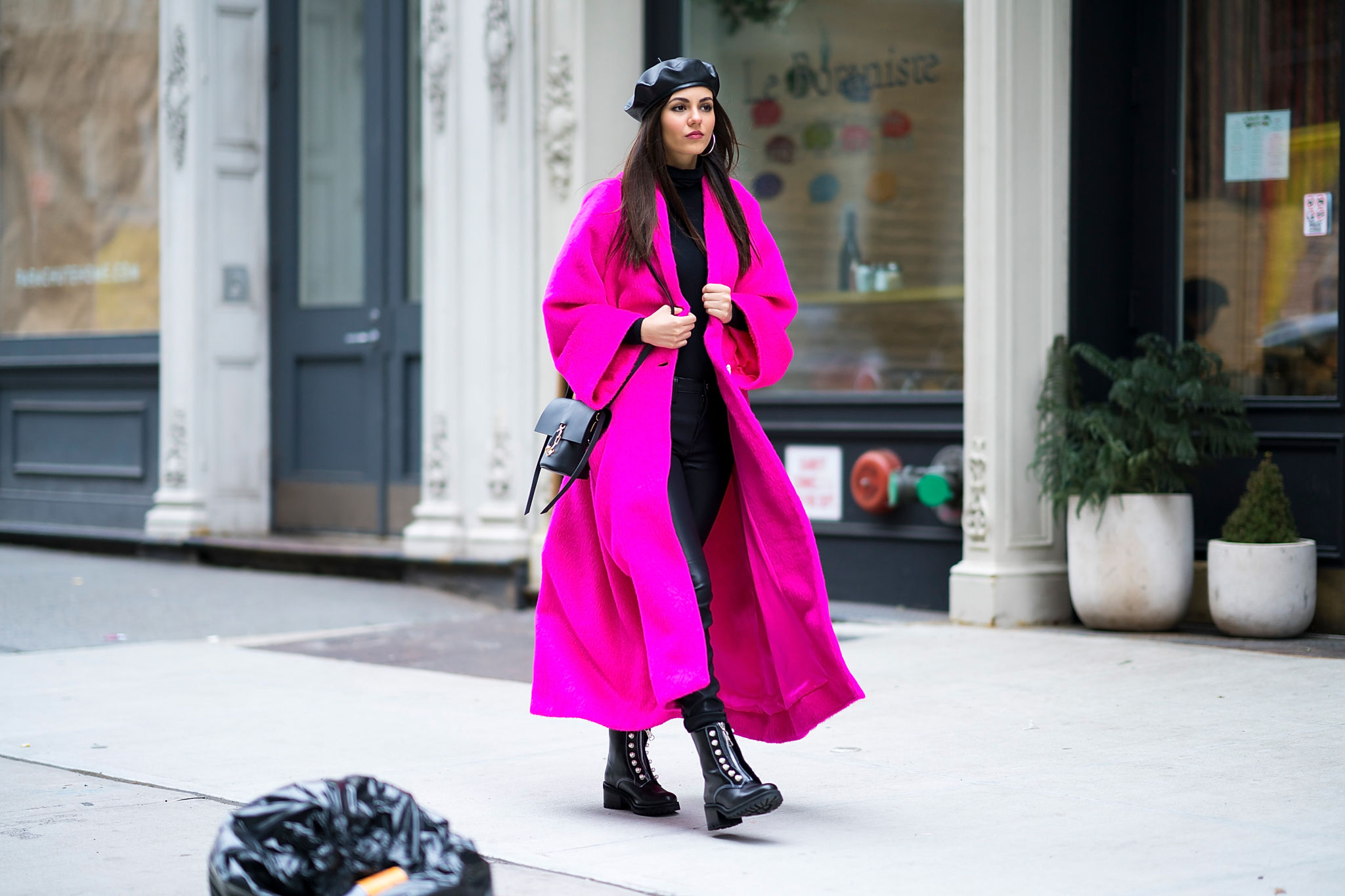 Victoria Justice out in NYC