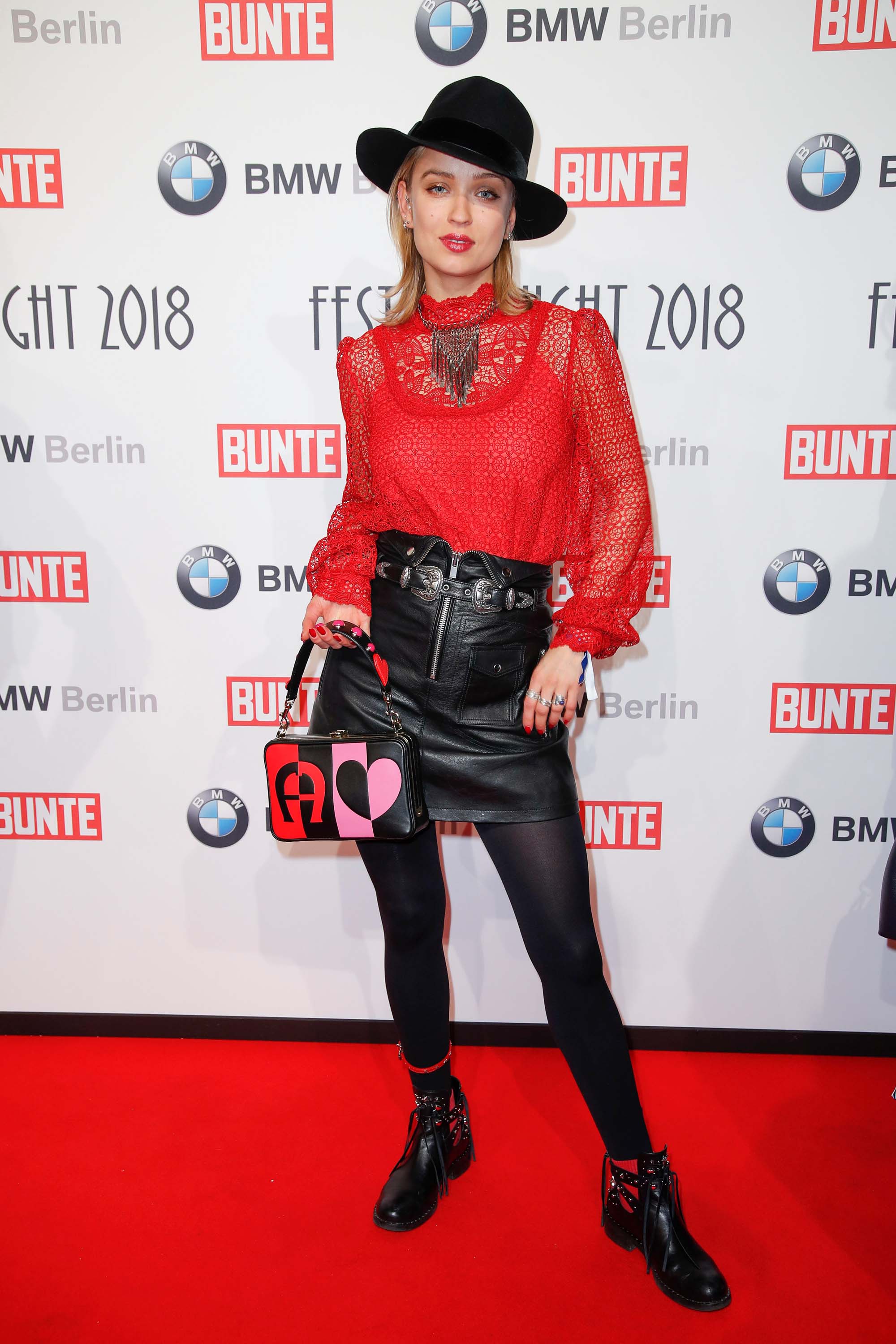 Caro Cult attends Bunte & BMW Festival Night