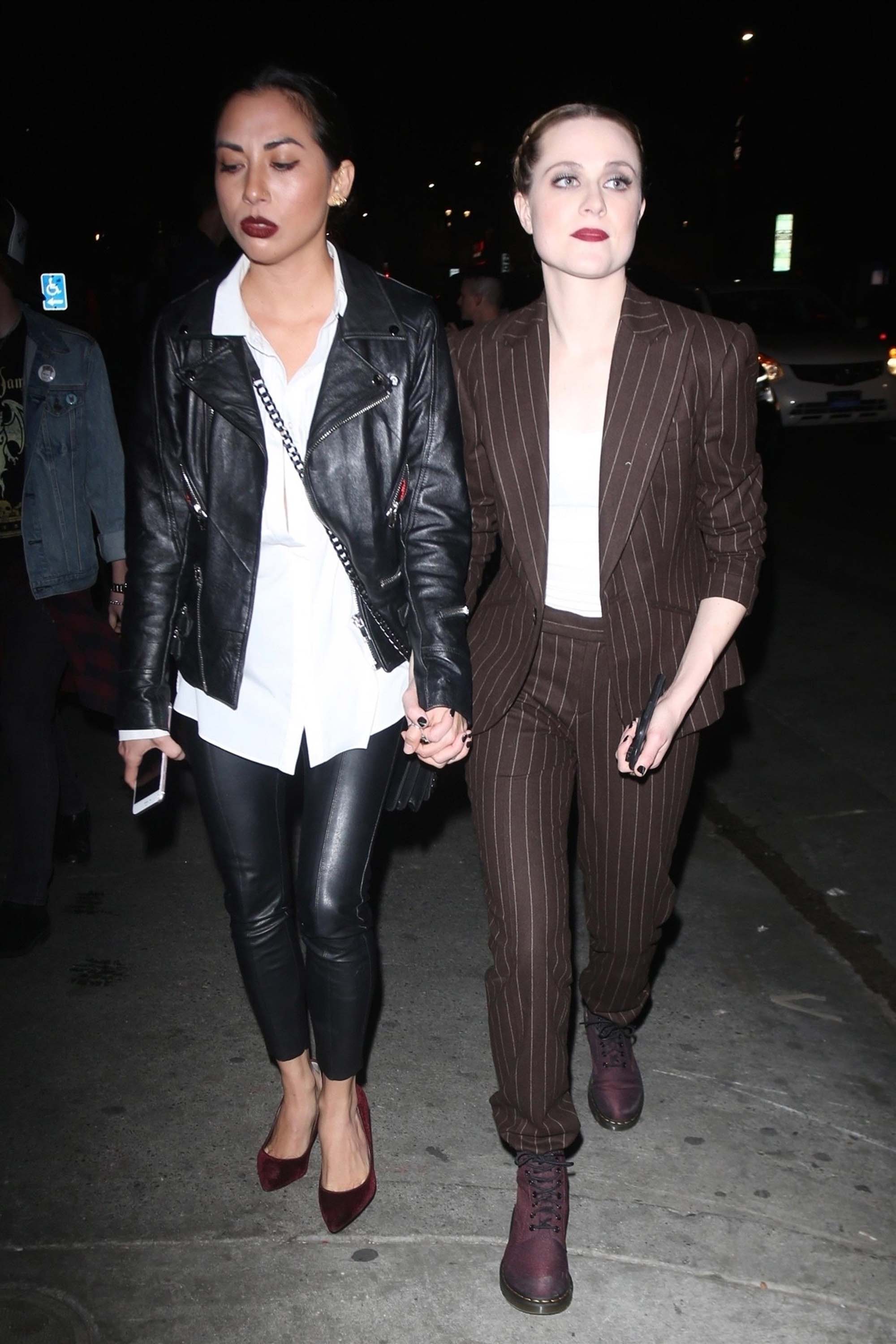 Evan Rachel Wood arrives for her concert