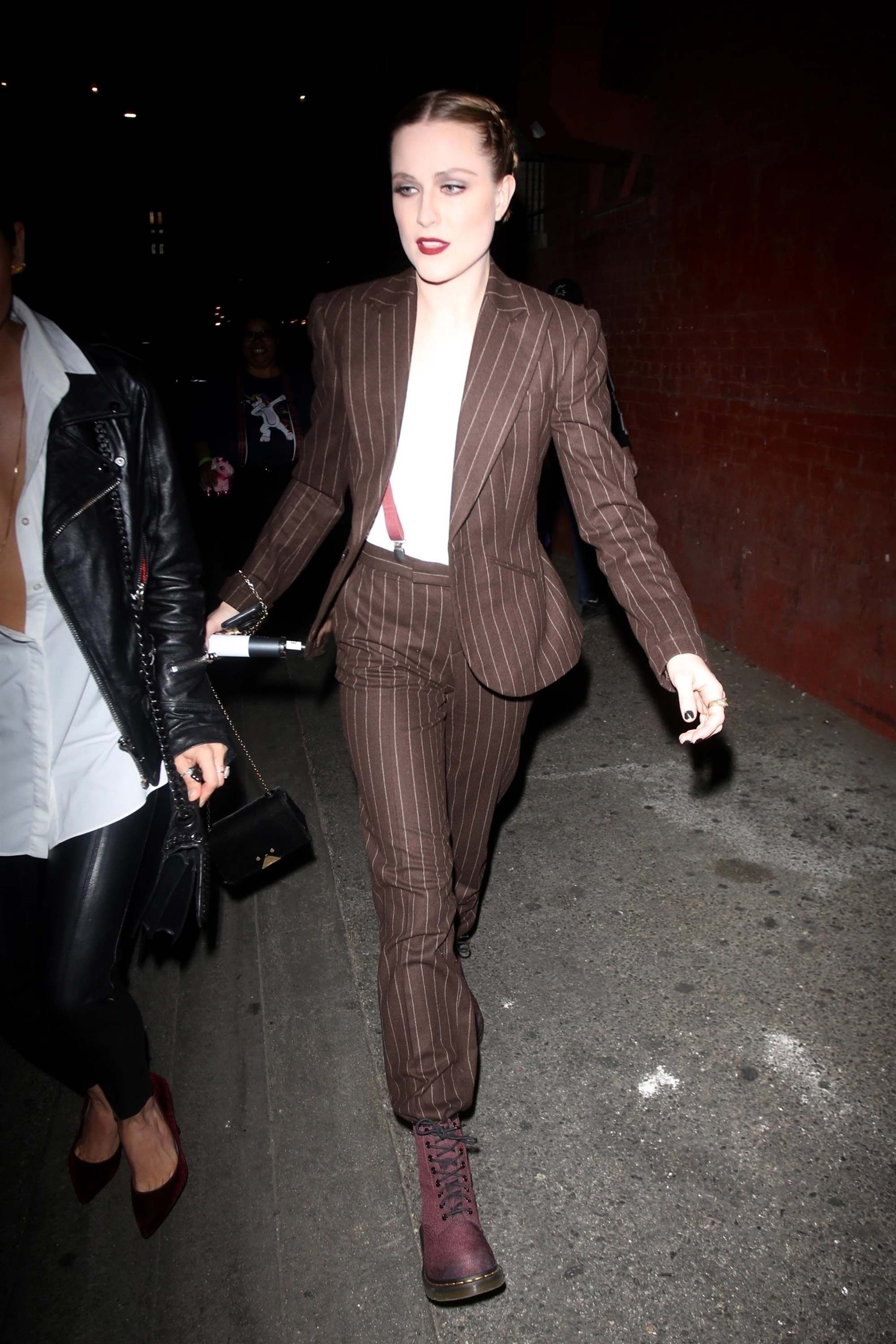 Evan Rachel Wood arrives for her concert