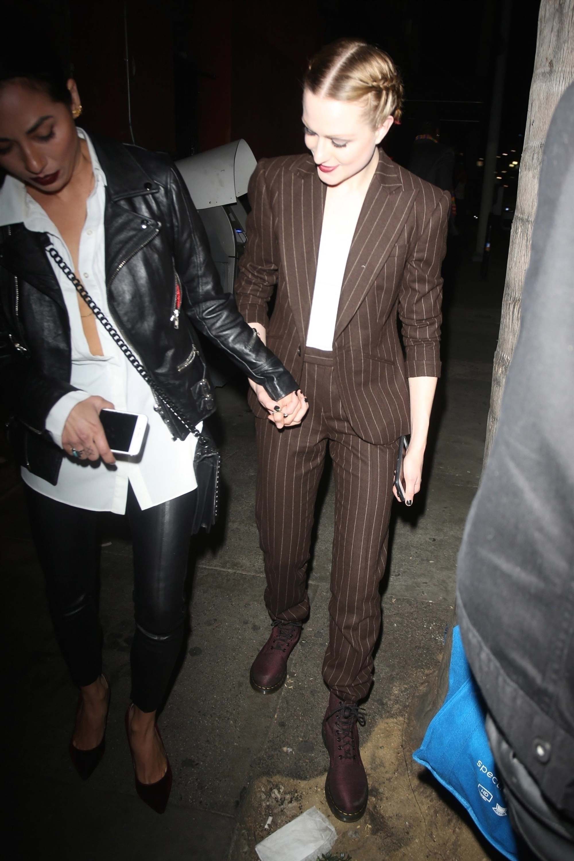 Evan Rachel Wood arrives for her concert