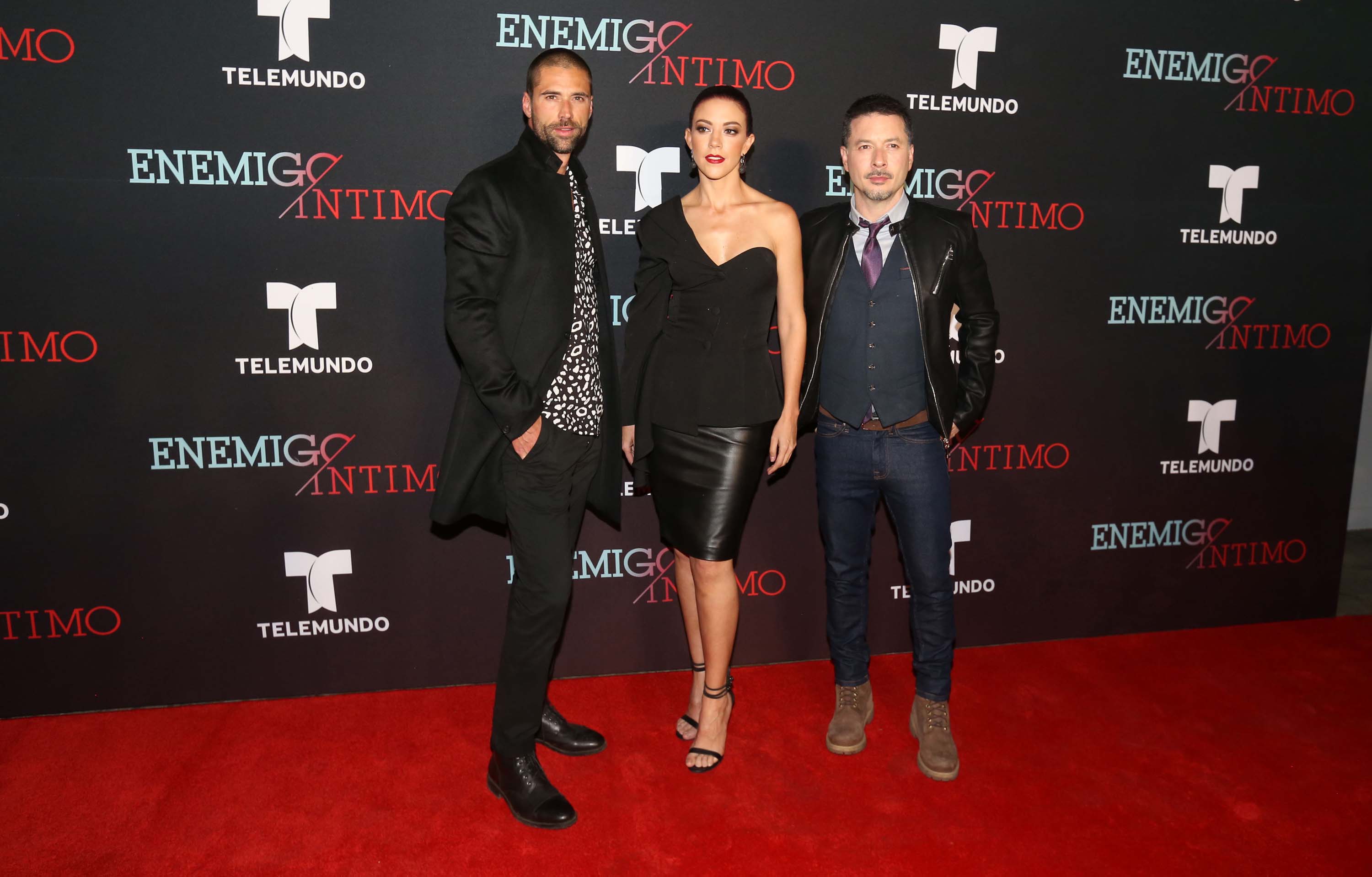 Fernanda Castillo attends Enemigo Intimo TV show premiere