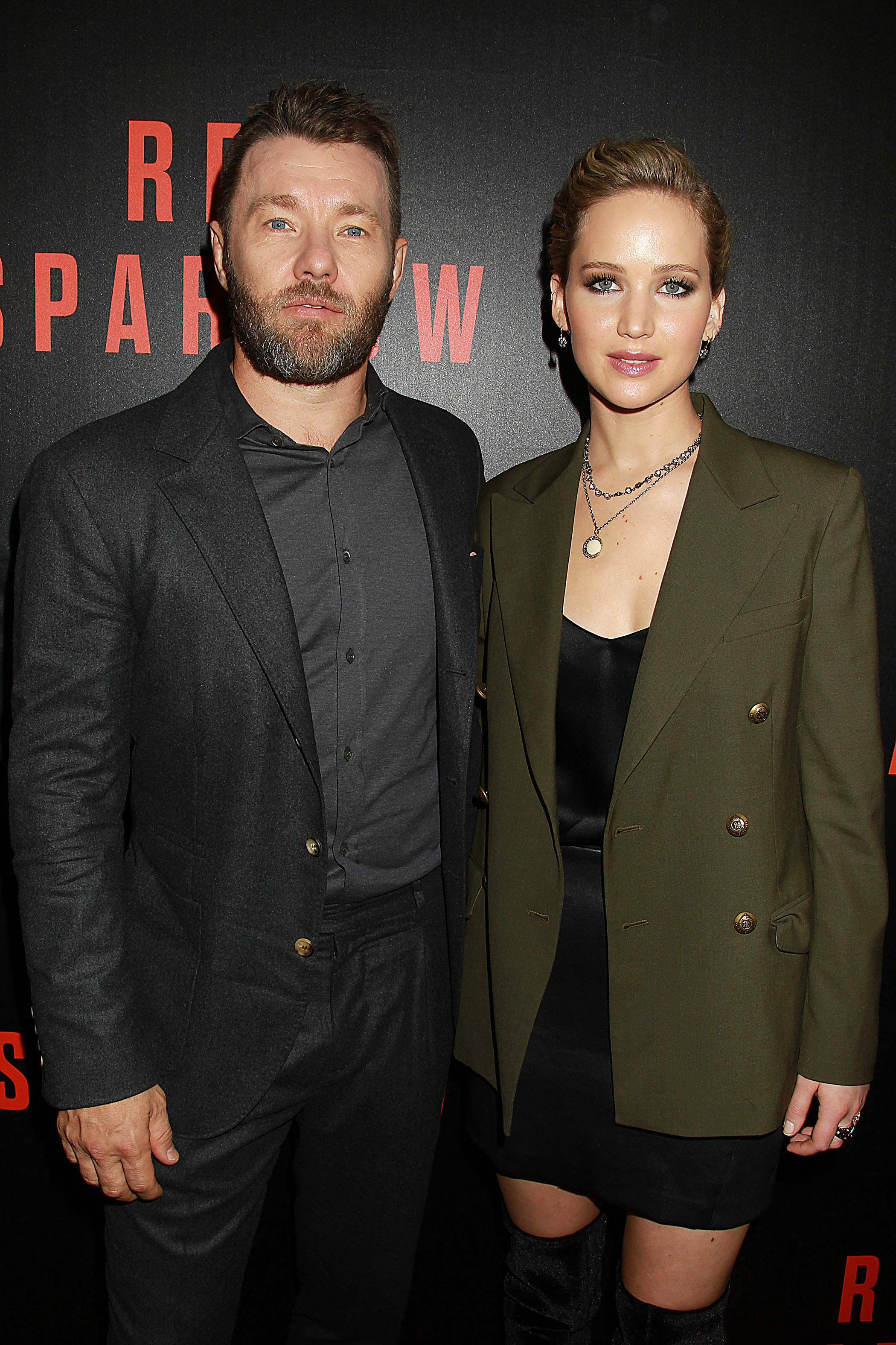 Jennifer Lawrence attends the screening of their new film Red Sparrow