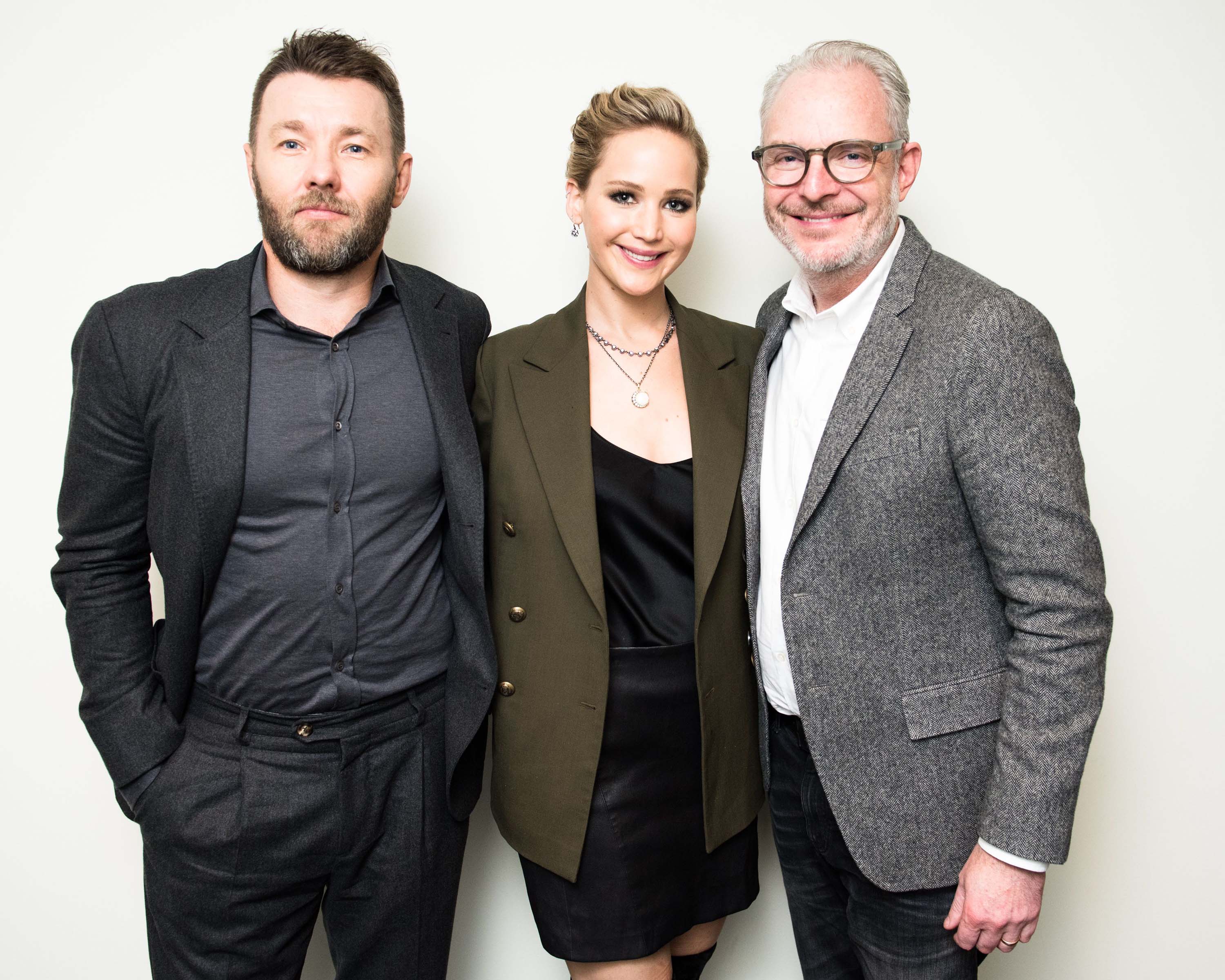 Jennifer Lawrence attends the screening of their new film Red Sparrow