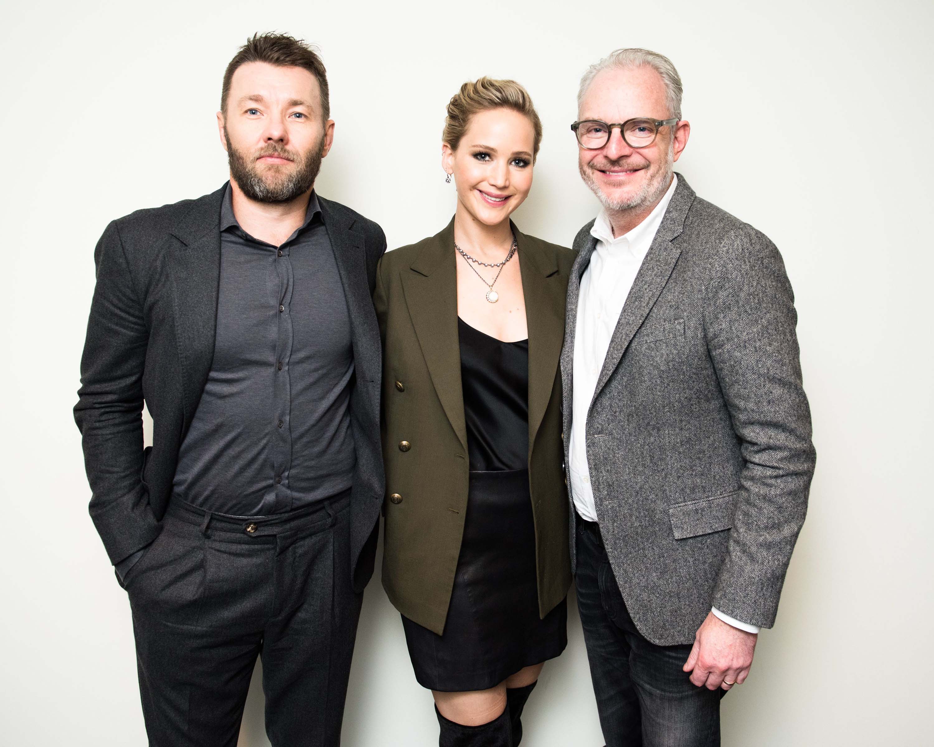 Jennifer Lawrence attends the screening of their new film Red Sparrow