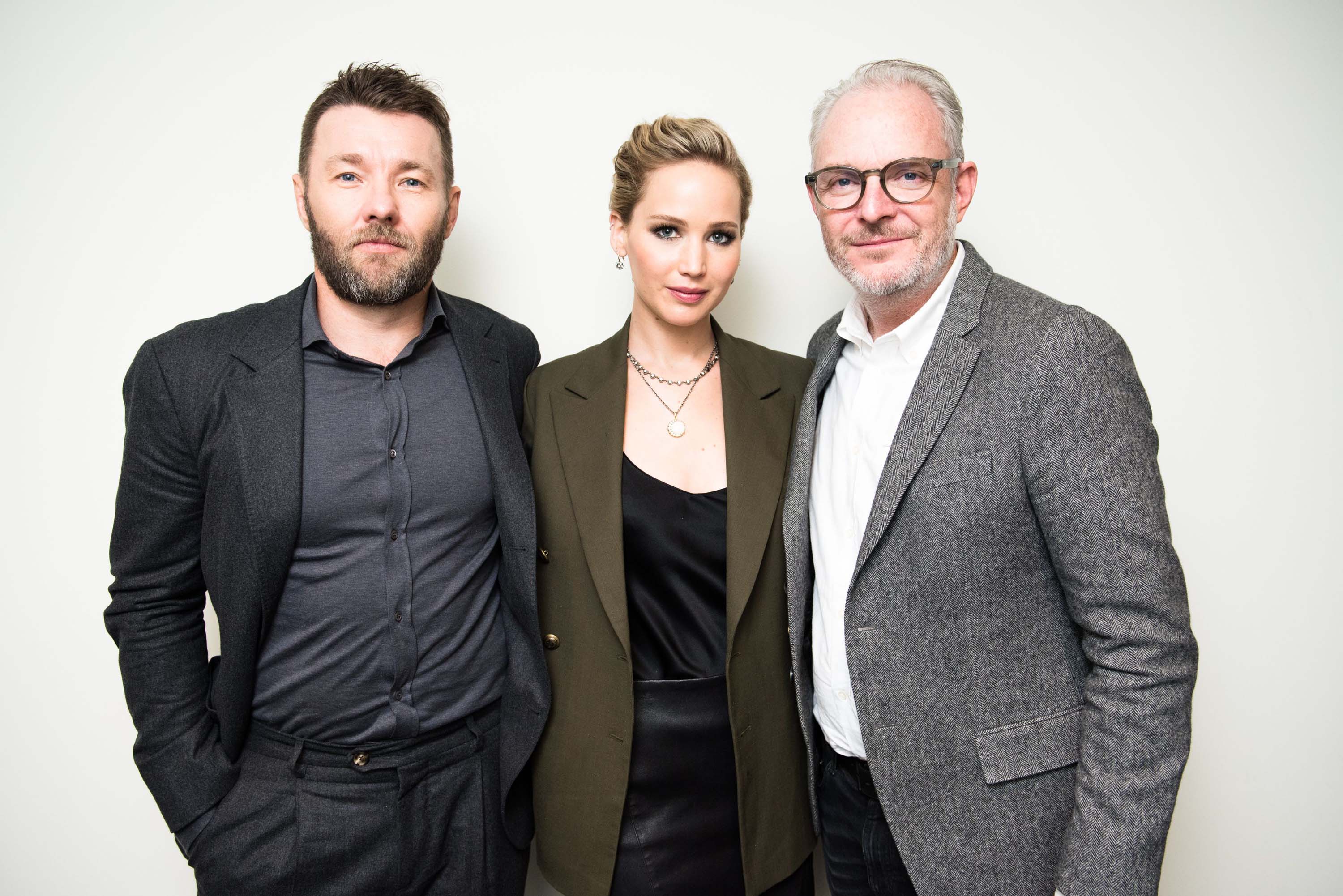 Jennifer Lawrence attends the screening of their new film Red Sparrow