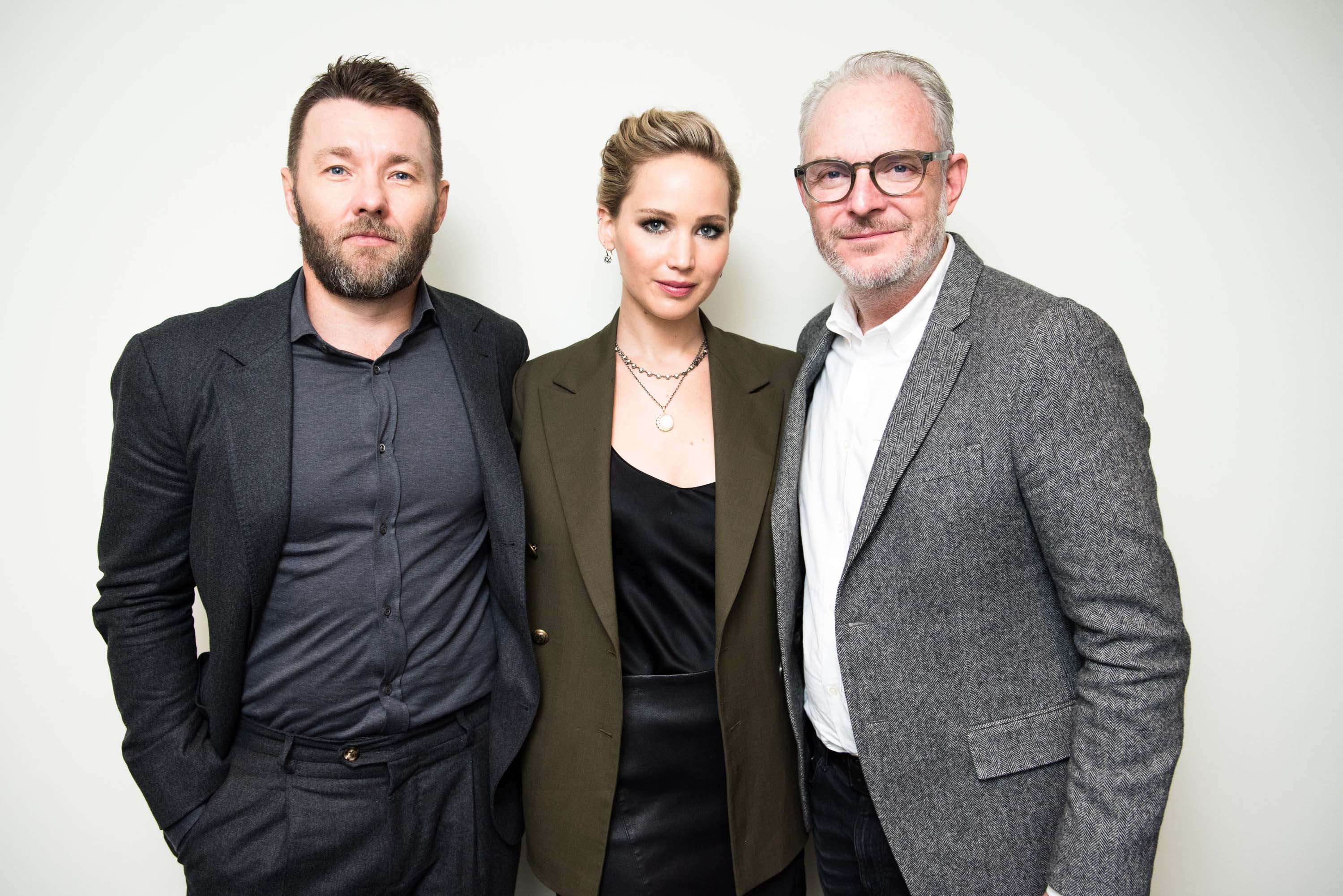 Jennifer Lawrence attends the screening of their new film Red Sparrow