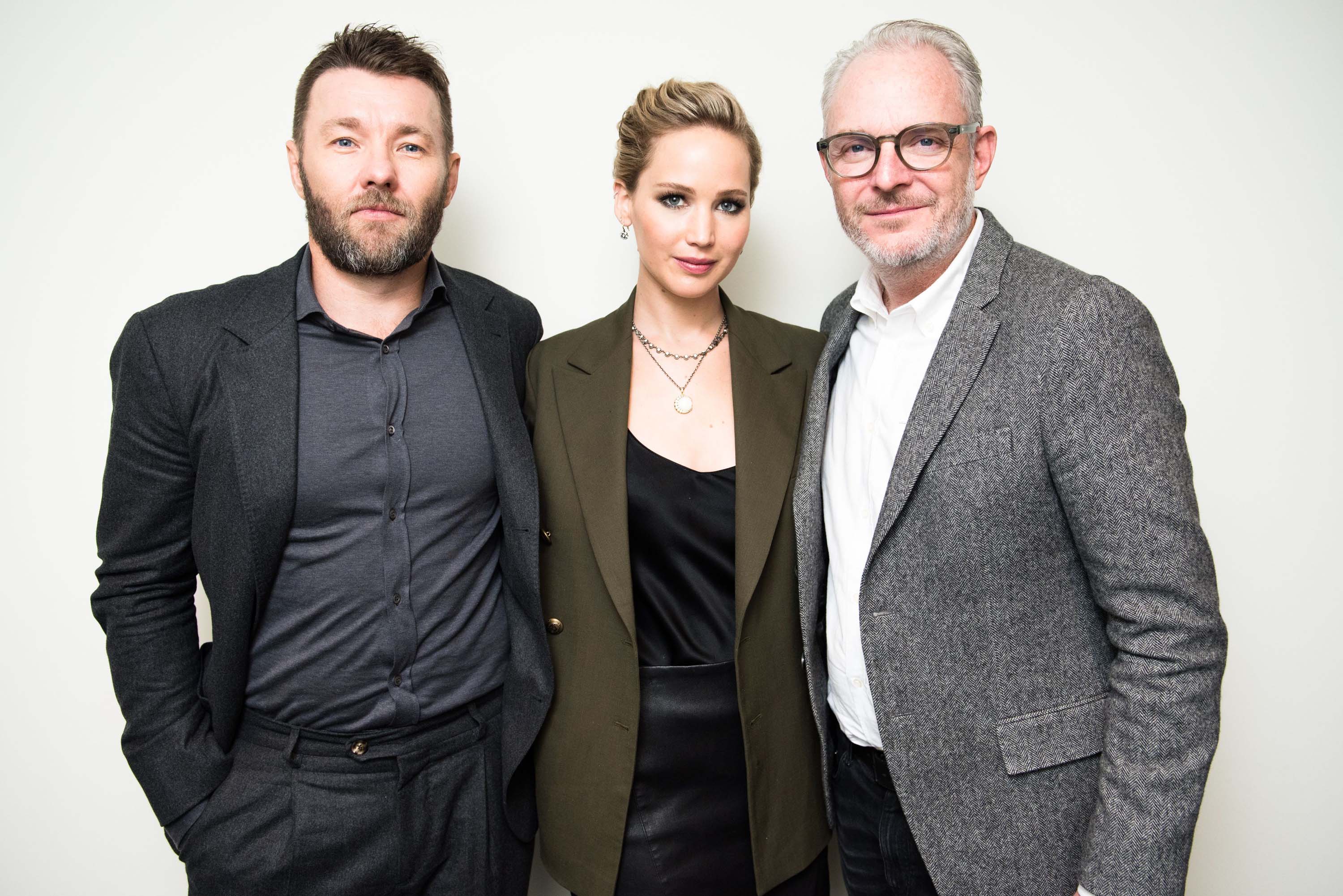 Jennifer Lawrence attends the screening of their new film Red Sparrow