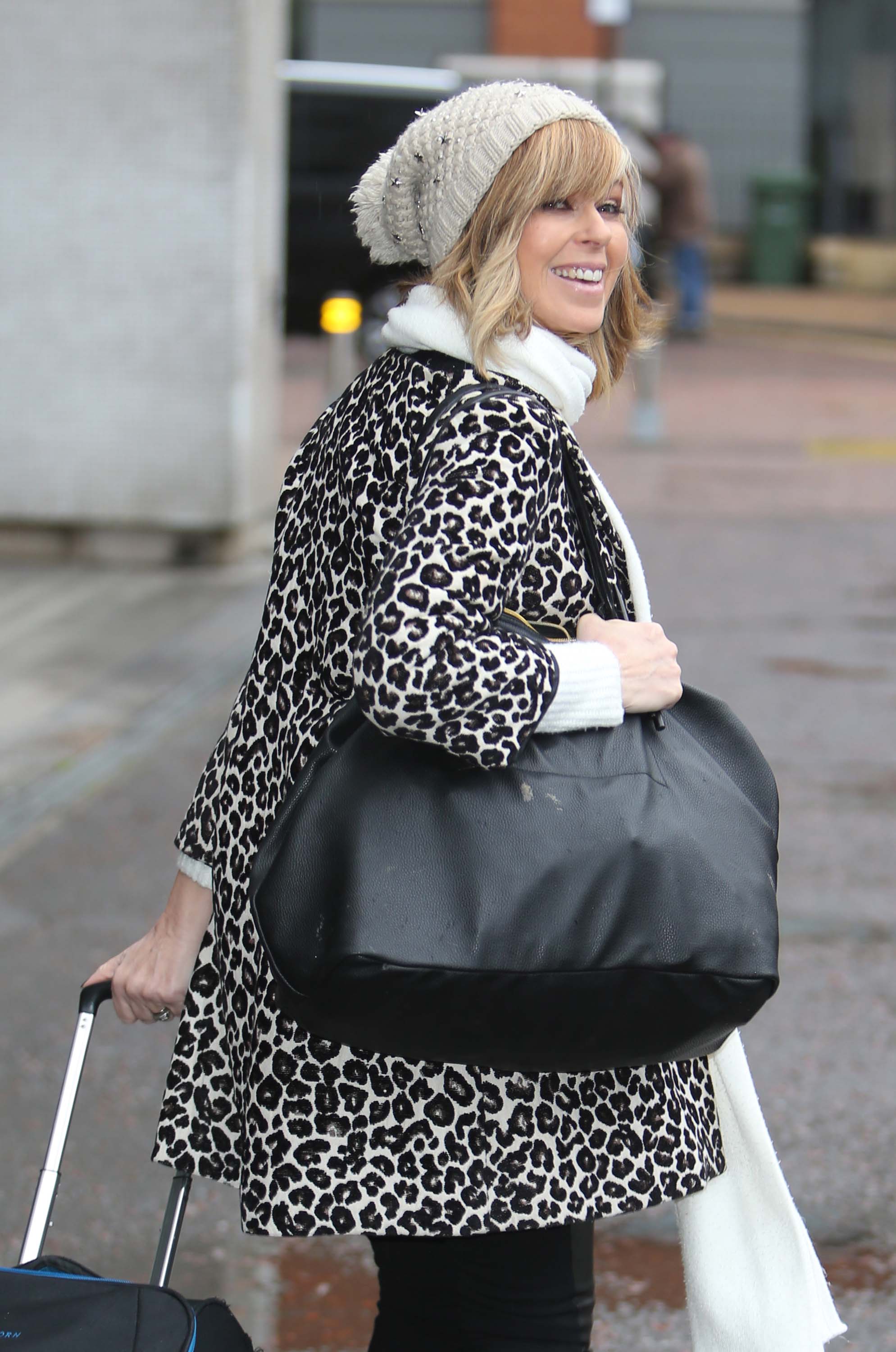 Kate Garraway outside ITV Studios