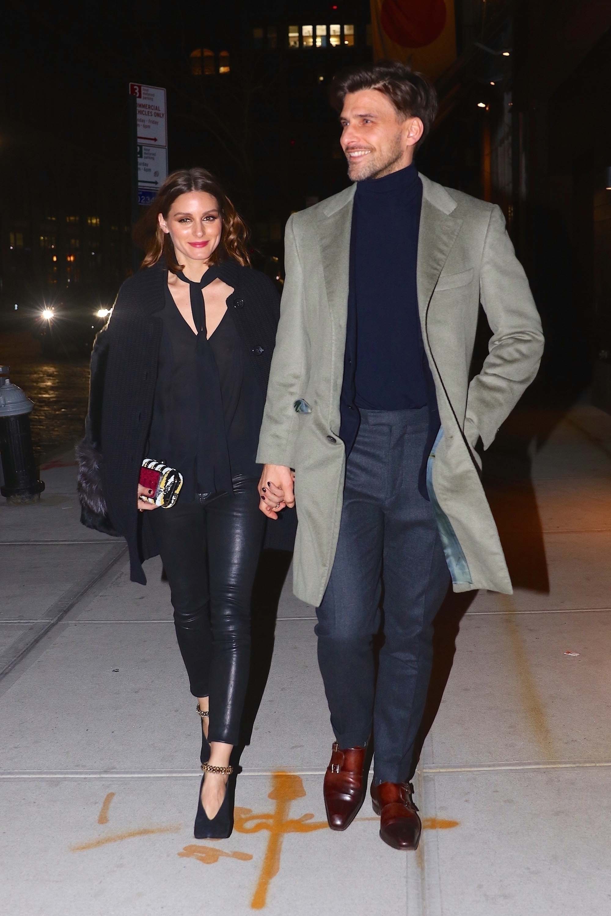 Olivia Palermo night out during New York Fashion Week