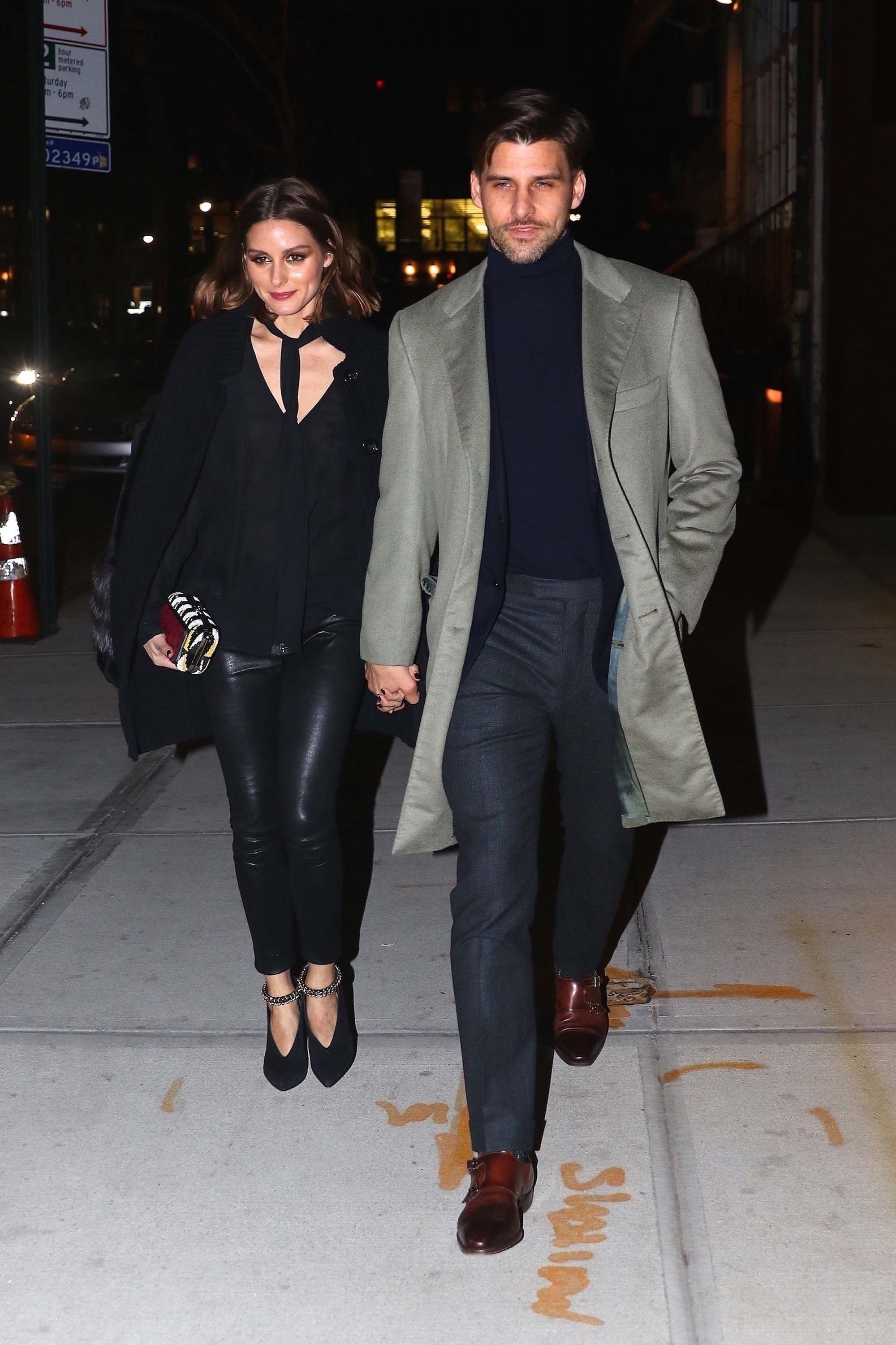 Olivia Palermo night out during New York Fashion Week