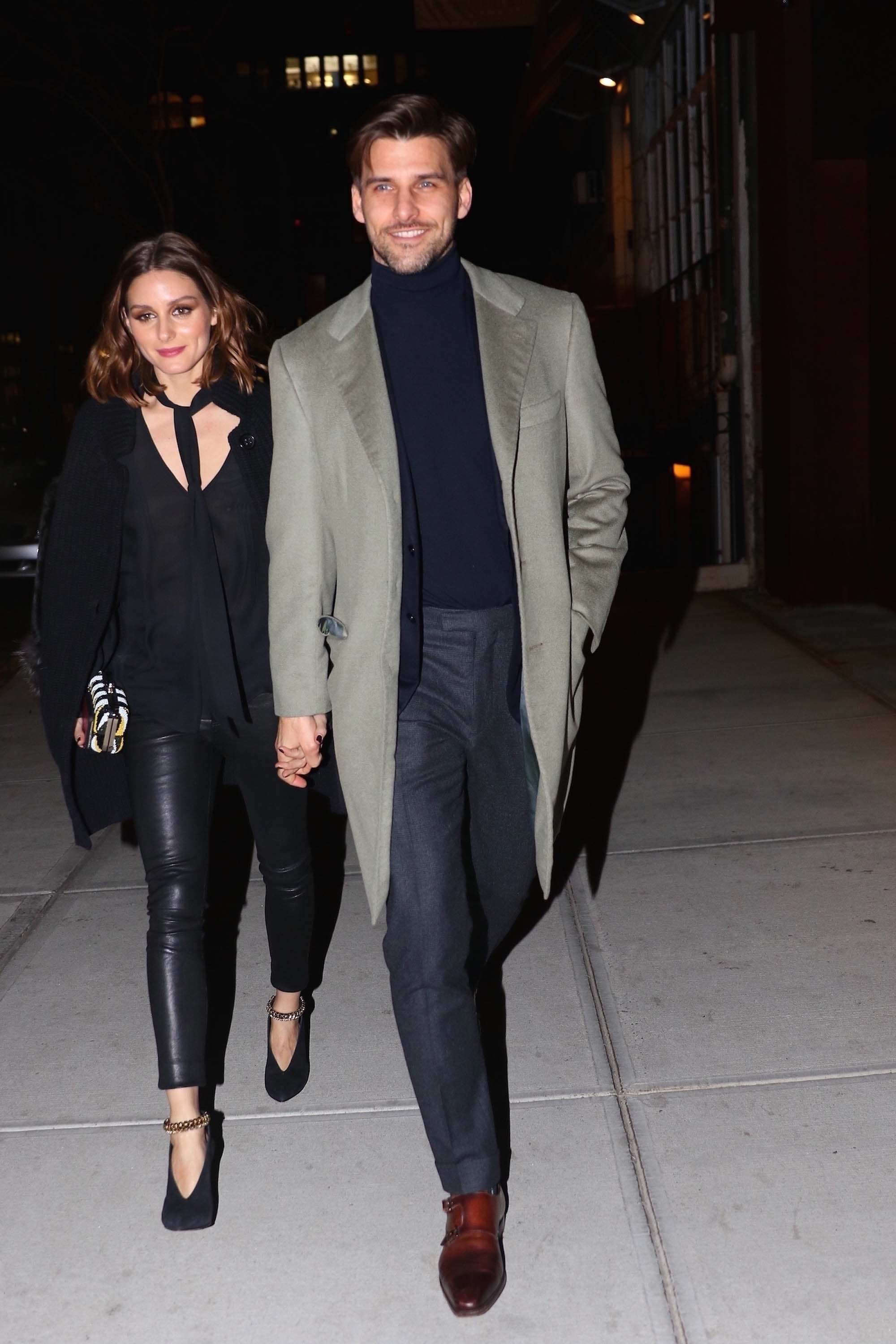 Olivia Palermo night out during New York Fashion Week