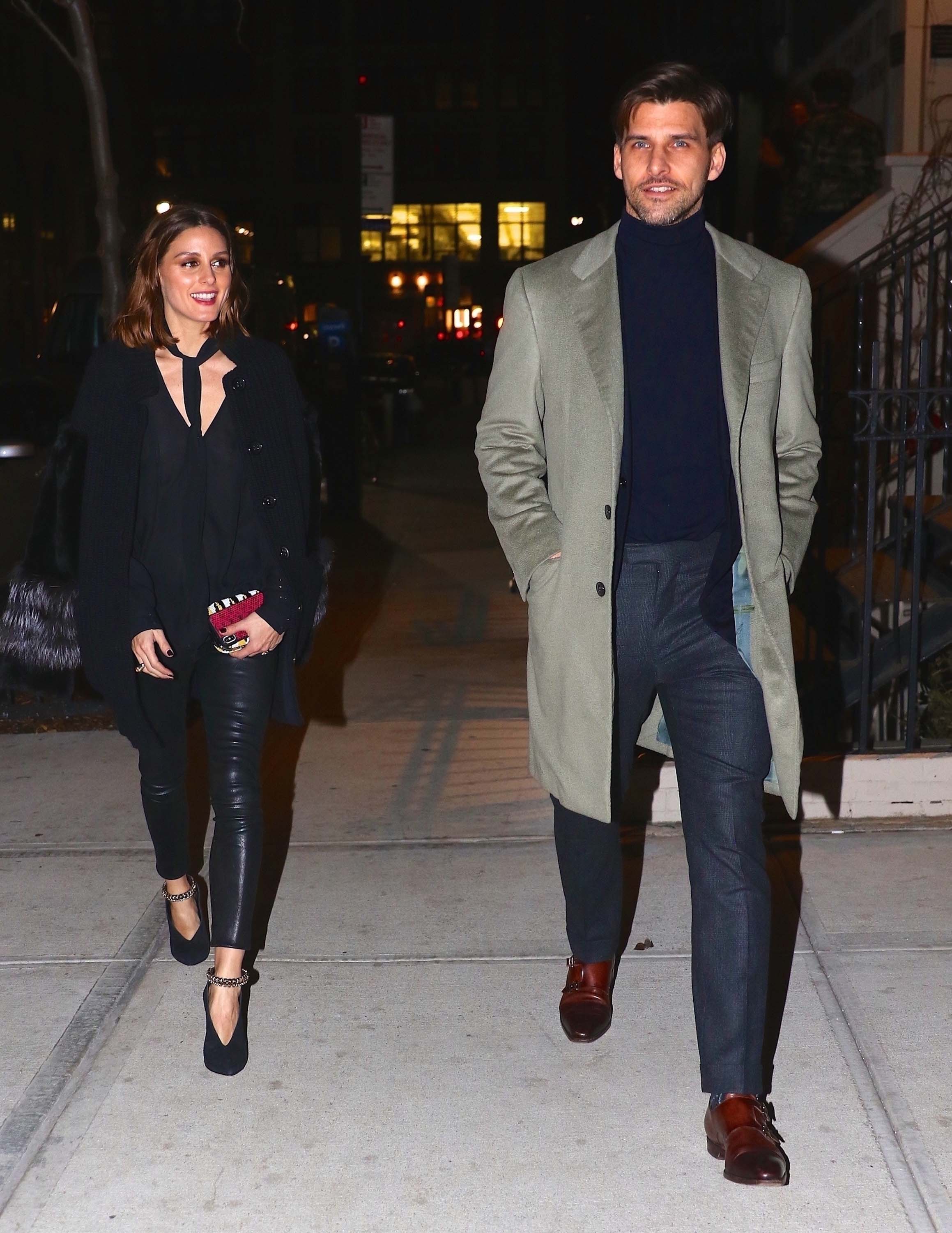 Olivia Palermo night out during New York Fashion Week