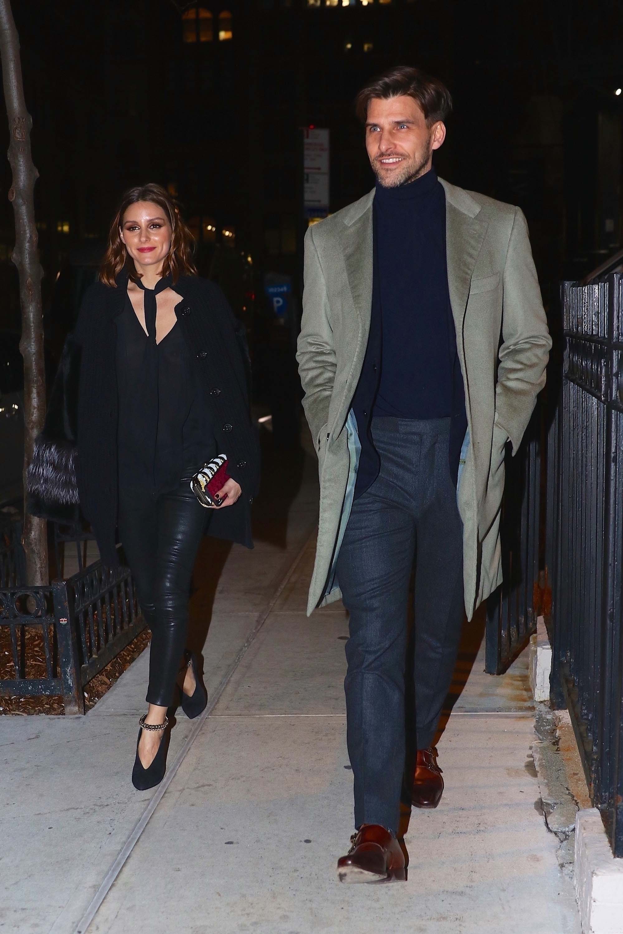 Olivia Palermo night out during New York Fashion Week