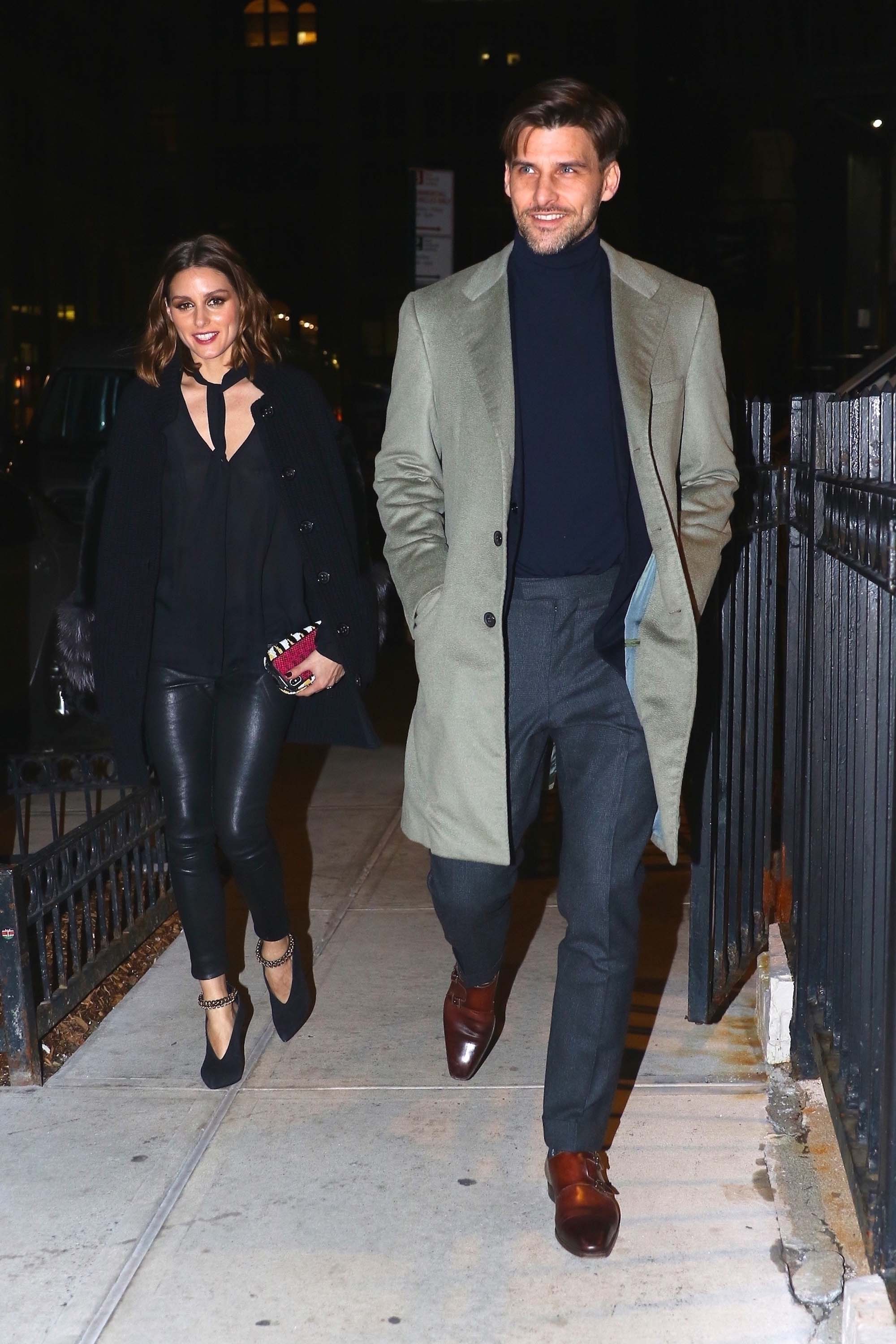 Olivia Palermo night out during New York Fashion Week