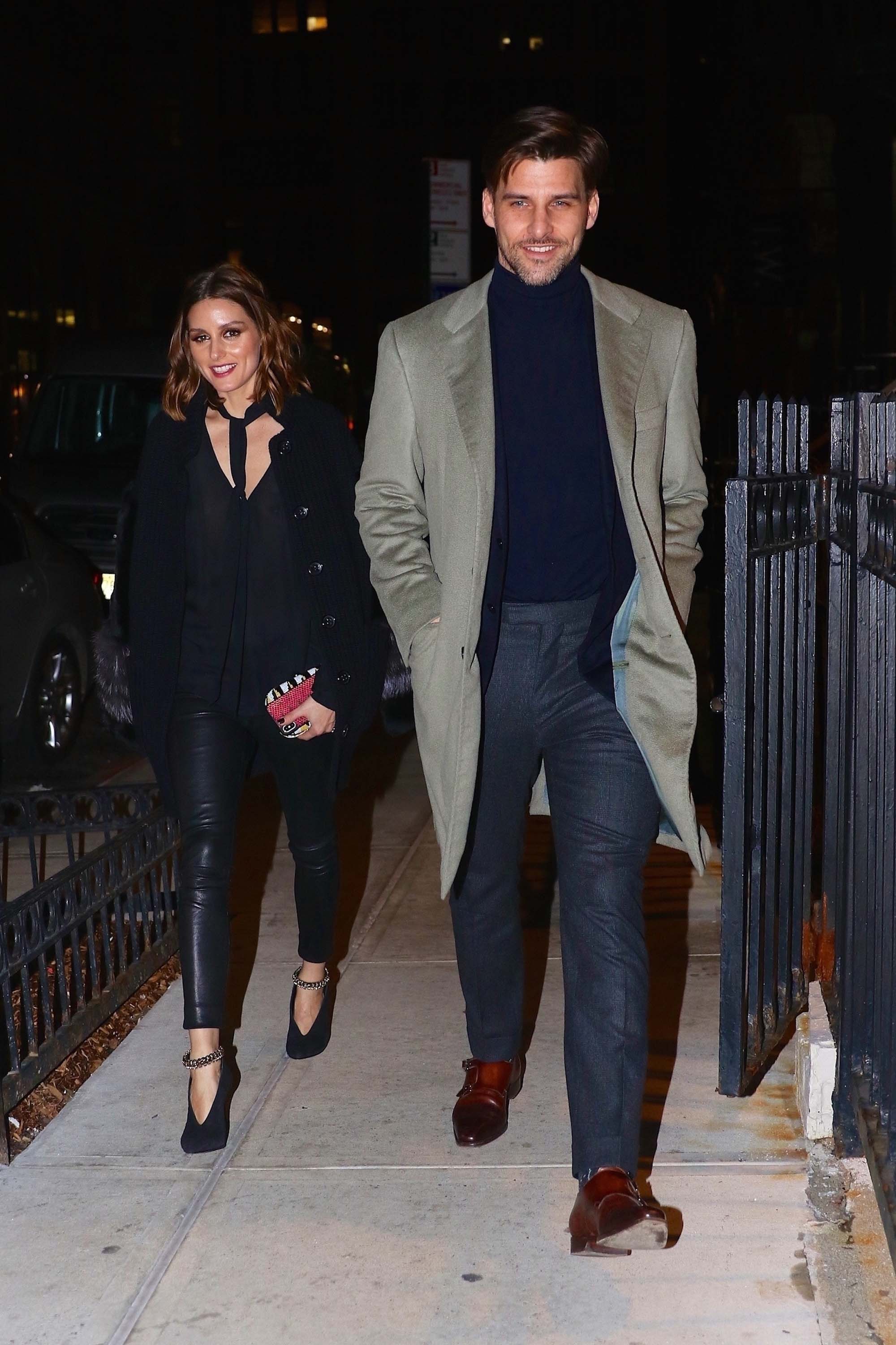 Olivia Palermo night out during New York Fashion Week