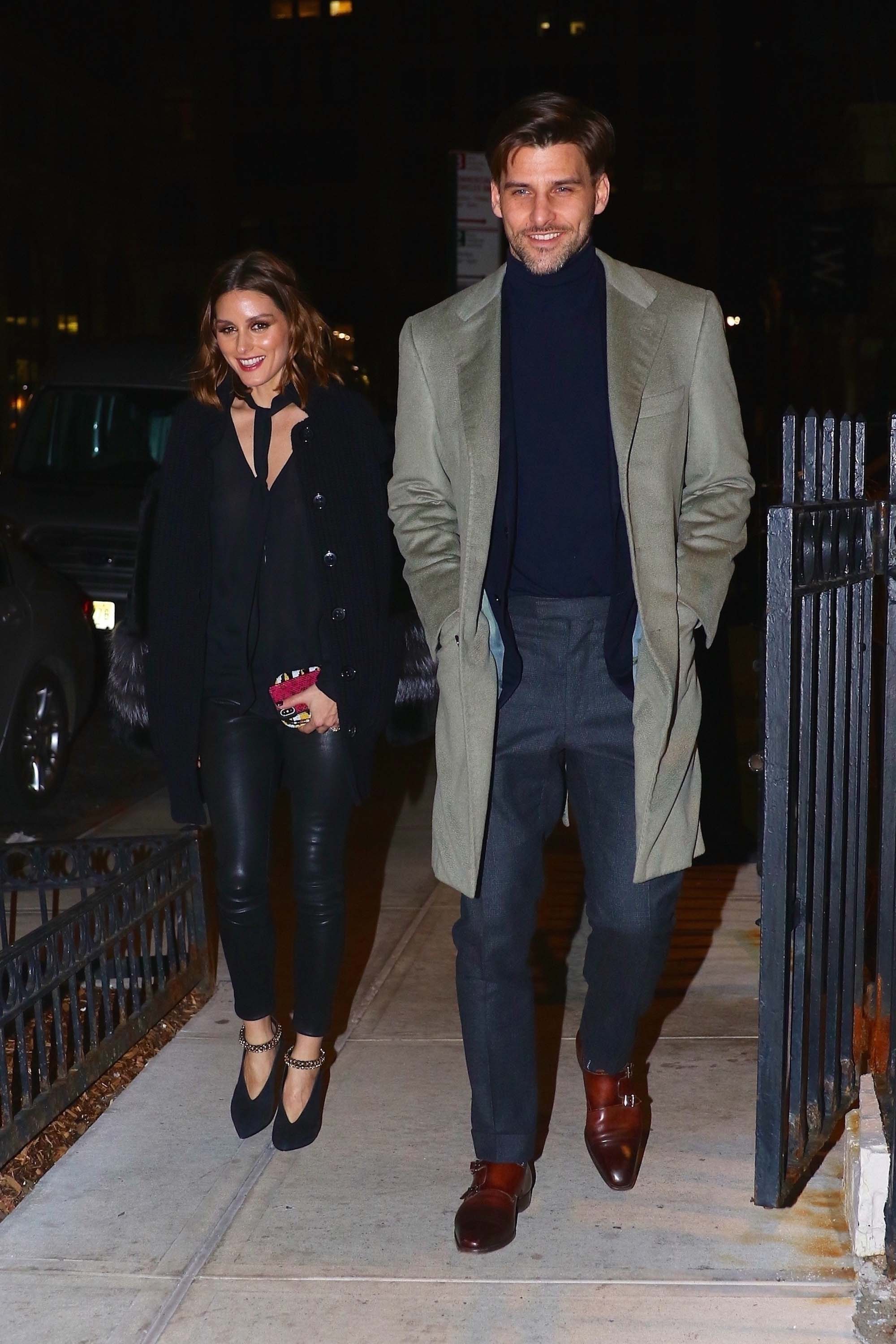 Olivia Palermo night out during New York Fashion Week