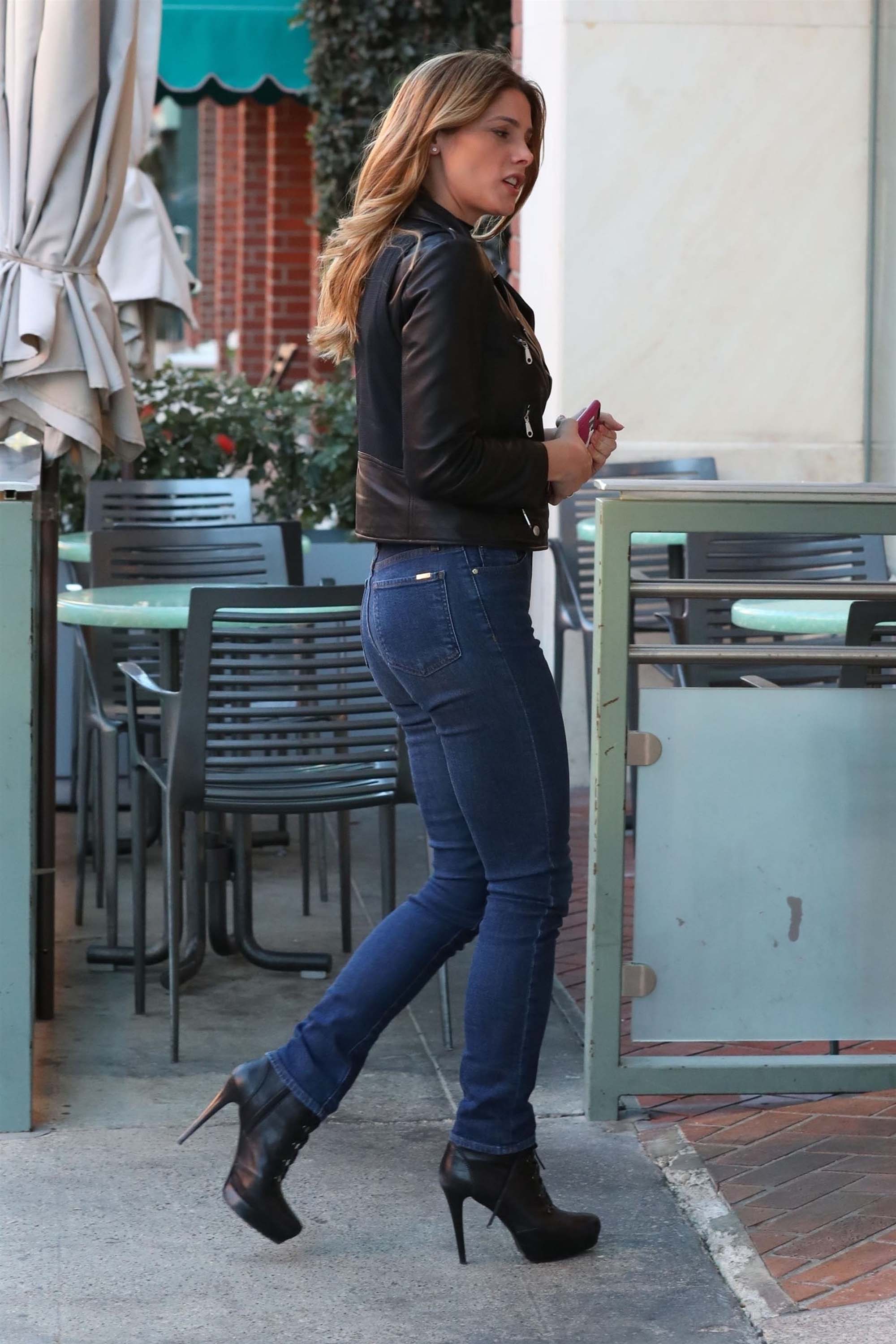 Ashley Greene out at Judi’s Deli