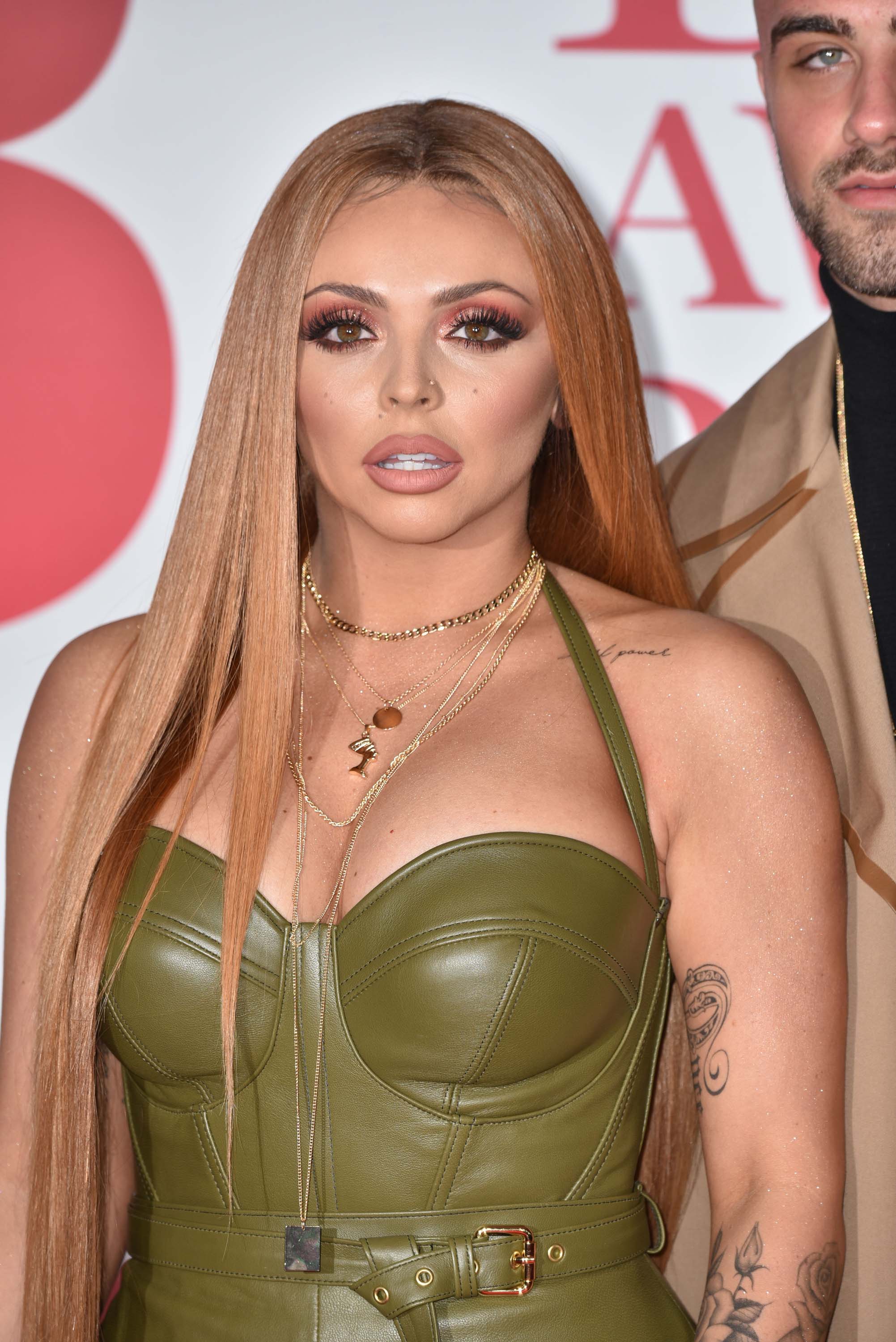 Jesy Nelson attends 38th Brit Awards