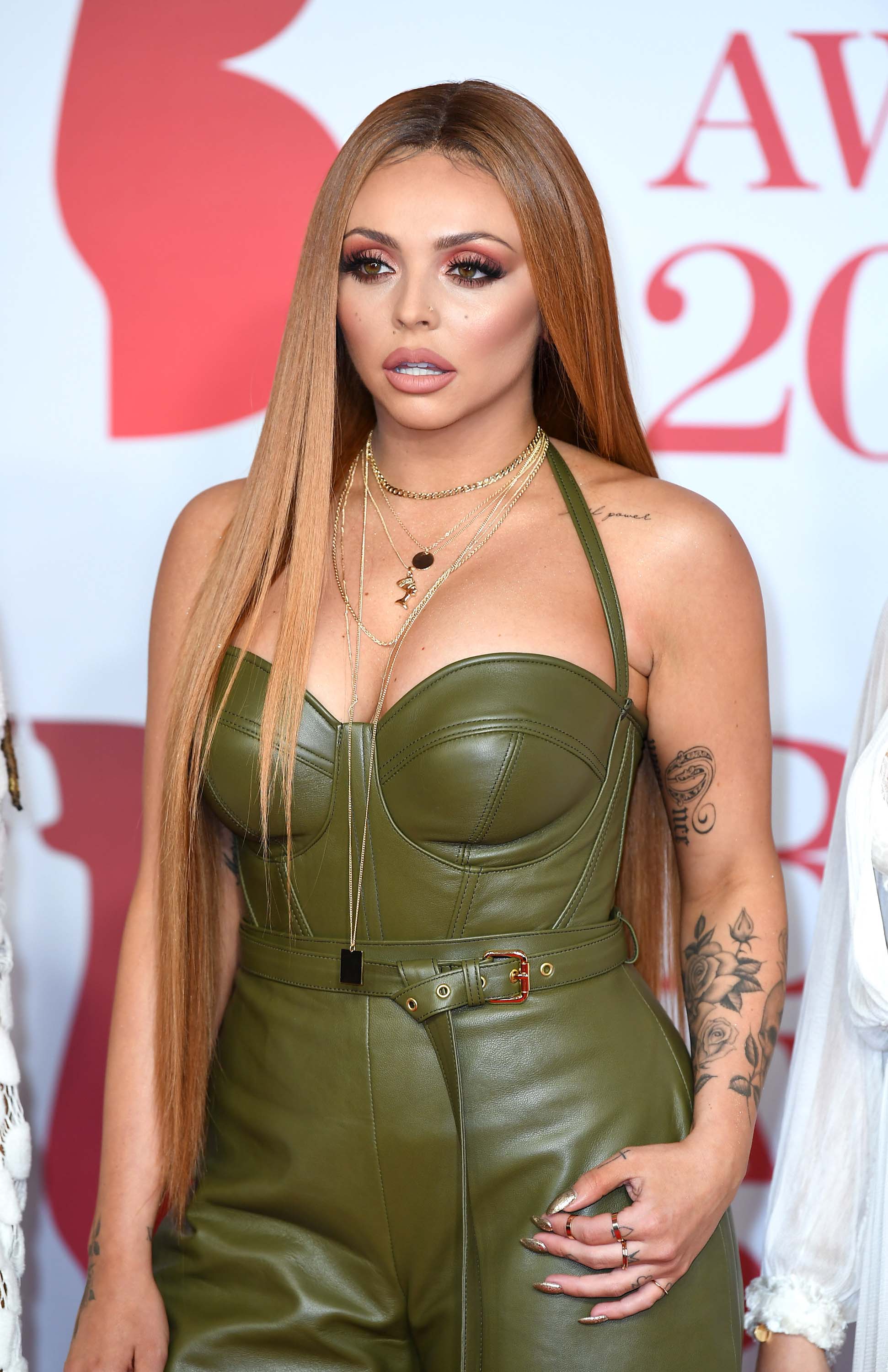 Jesy Nelson attends 38th Brit Awards