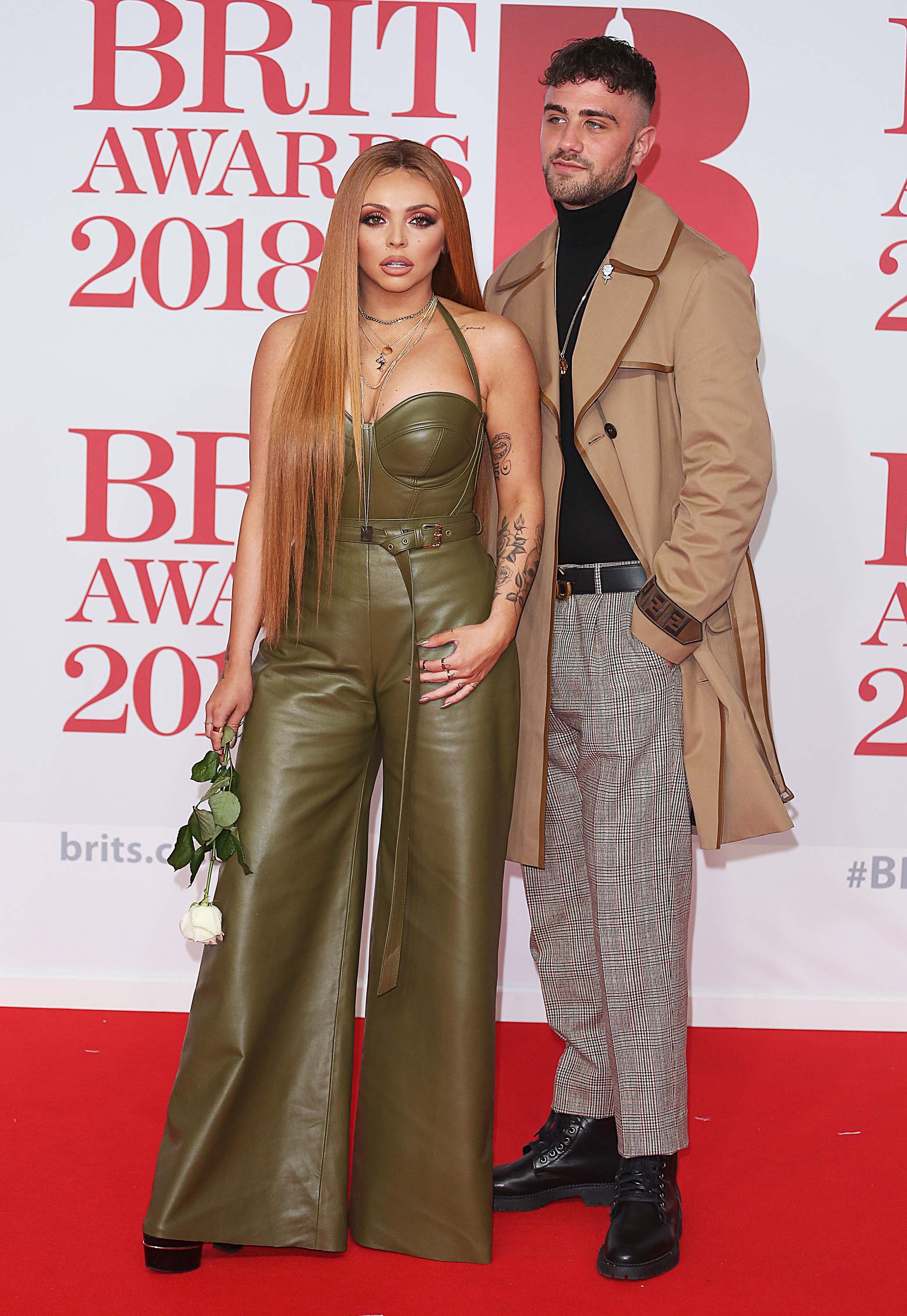 Jesy Nelson attends 38th Brit Awards