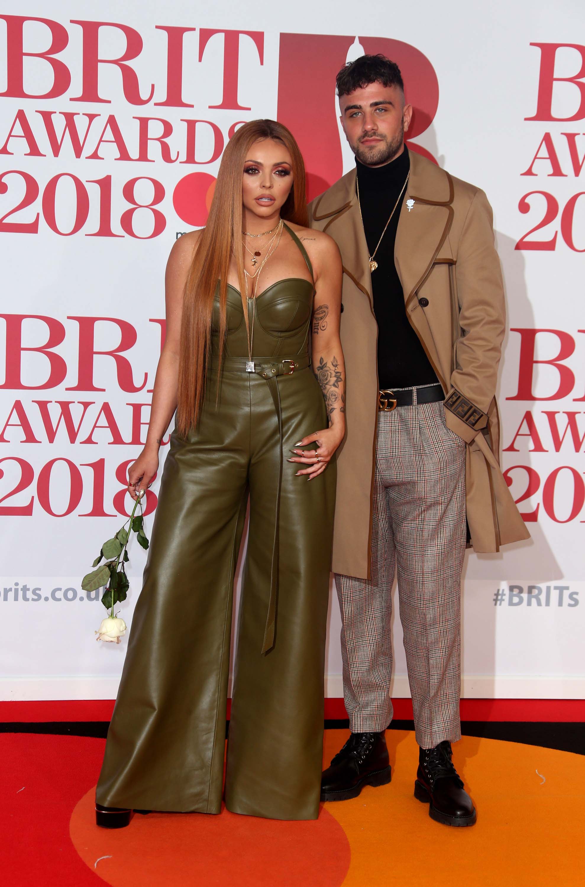 Jesy Nelson attends 38th Brit Awards