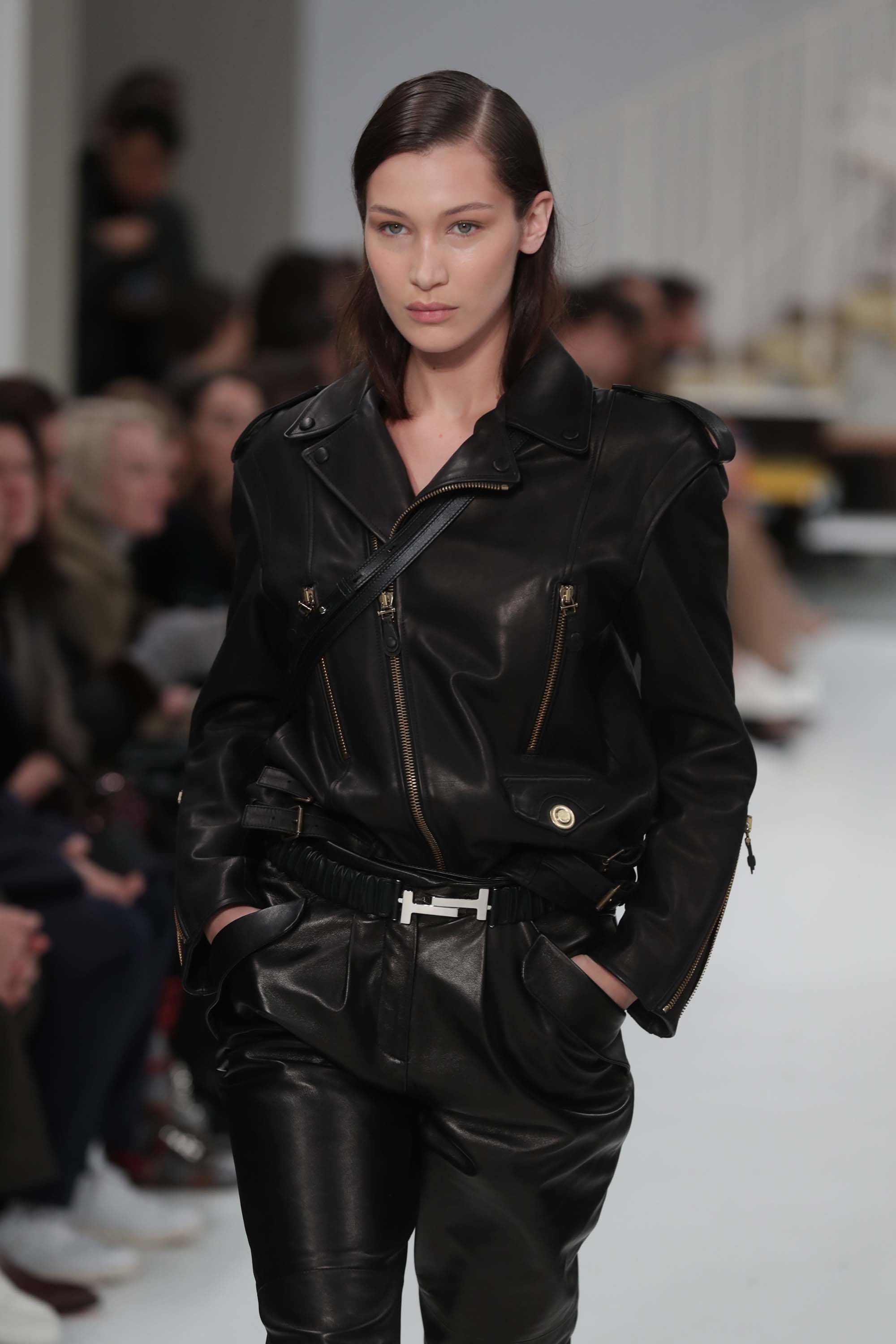 Bella Hadid walks for Tod’s Fall Winter Show