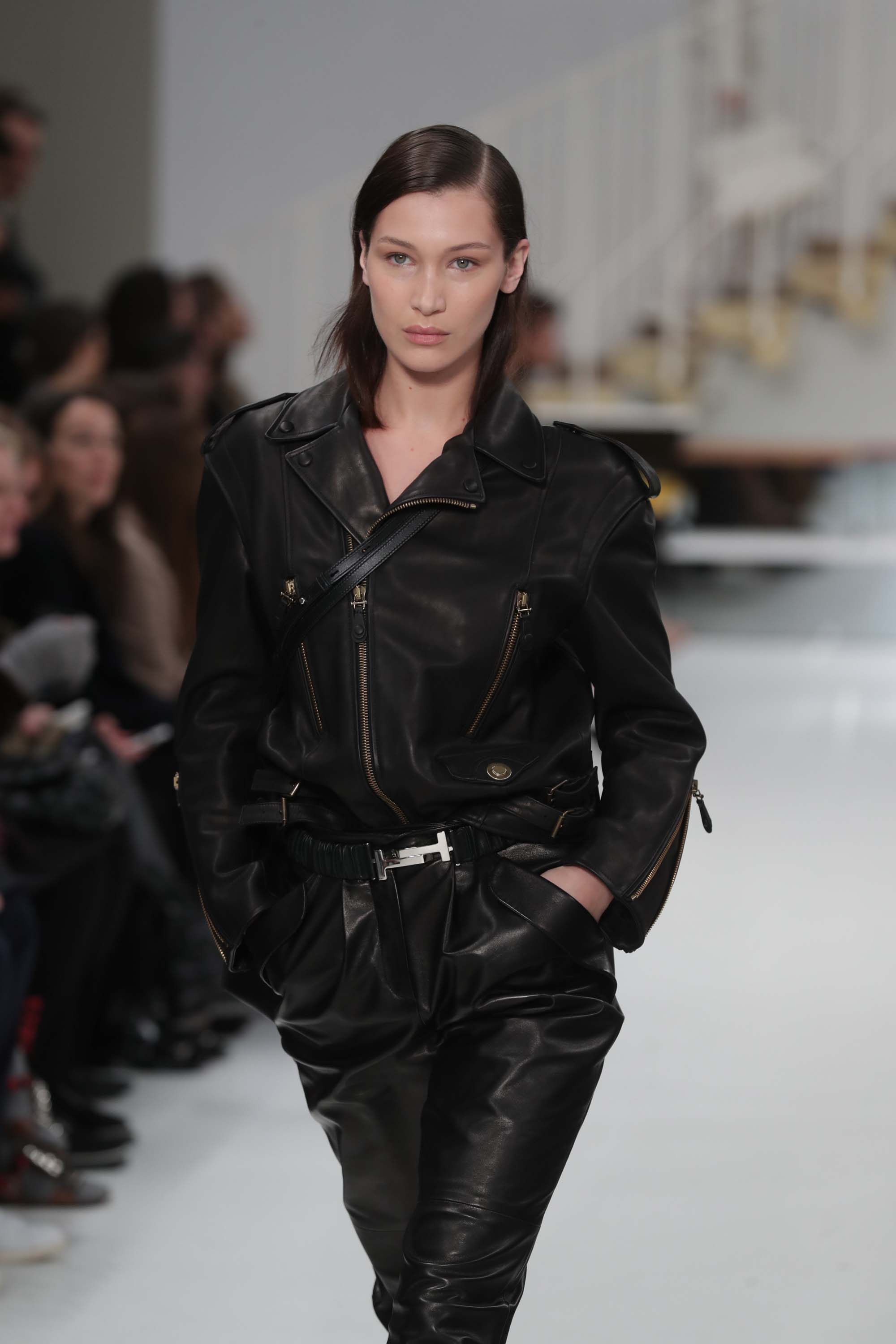 Bella Hadid walks for Tod’s Fall Winter Show