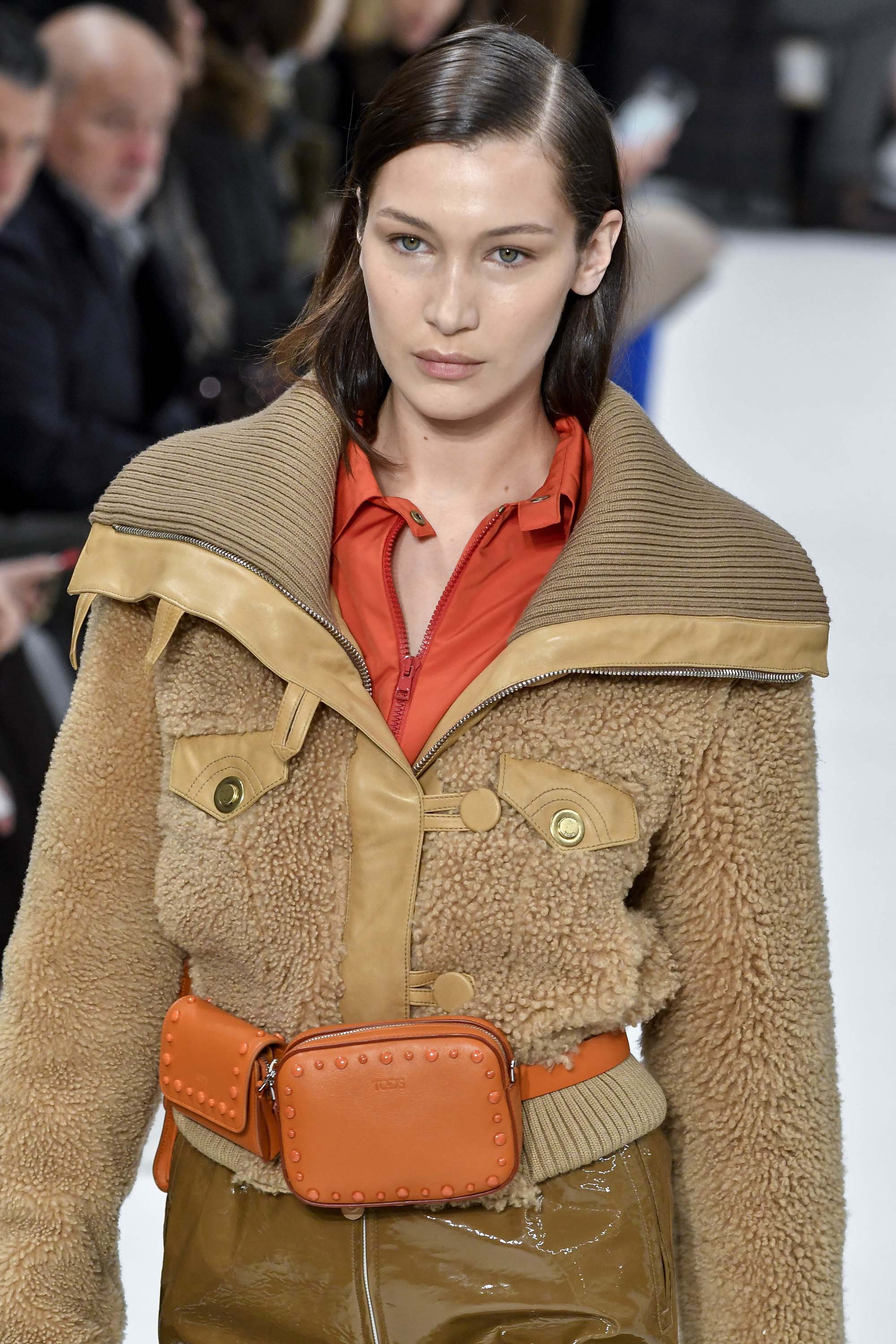 Bella Hadid walks for Tod’s Fall Winter Show