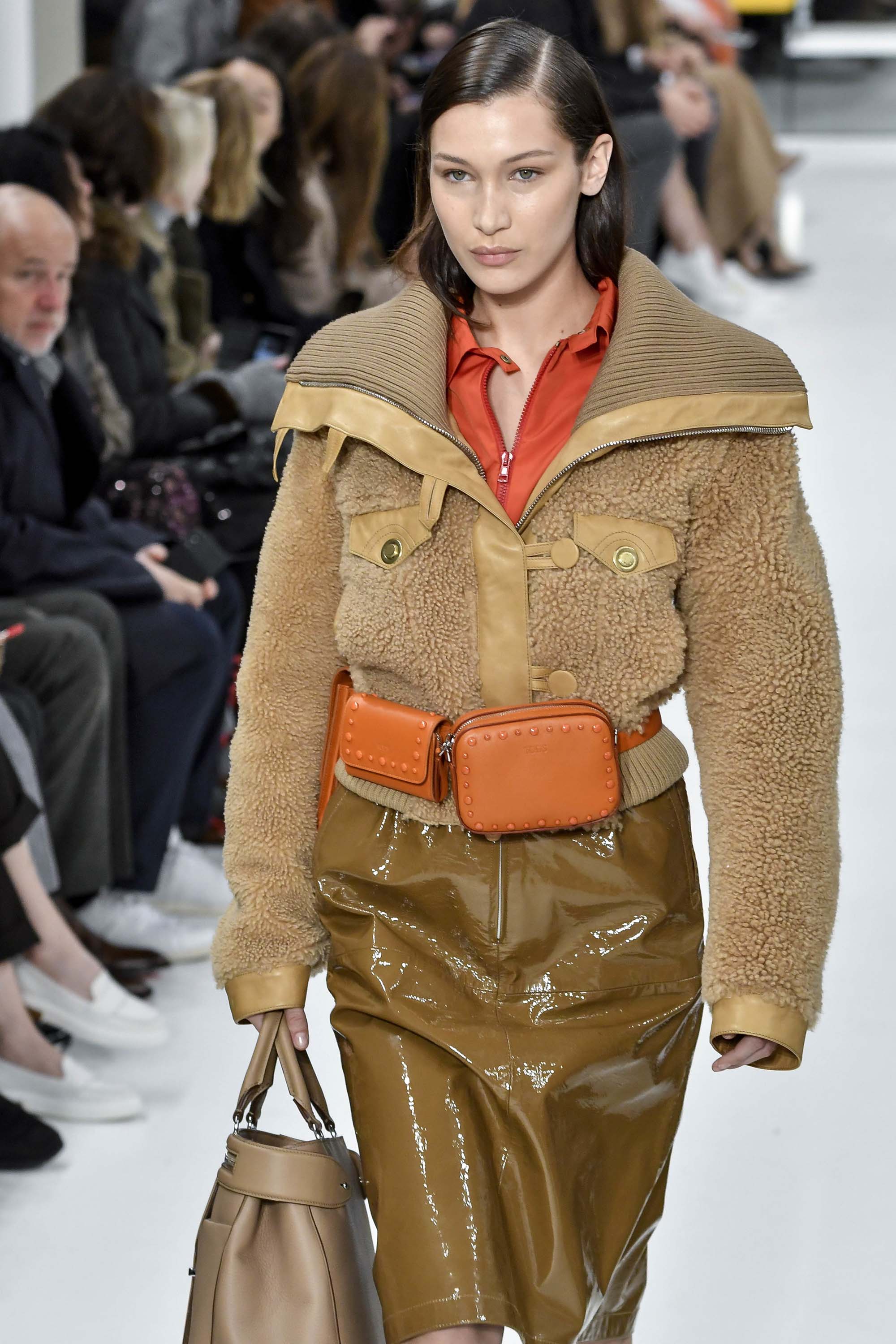 Bella Hadid walks for Tod’s Fall Winter Show