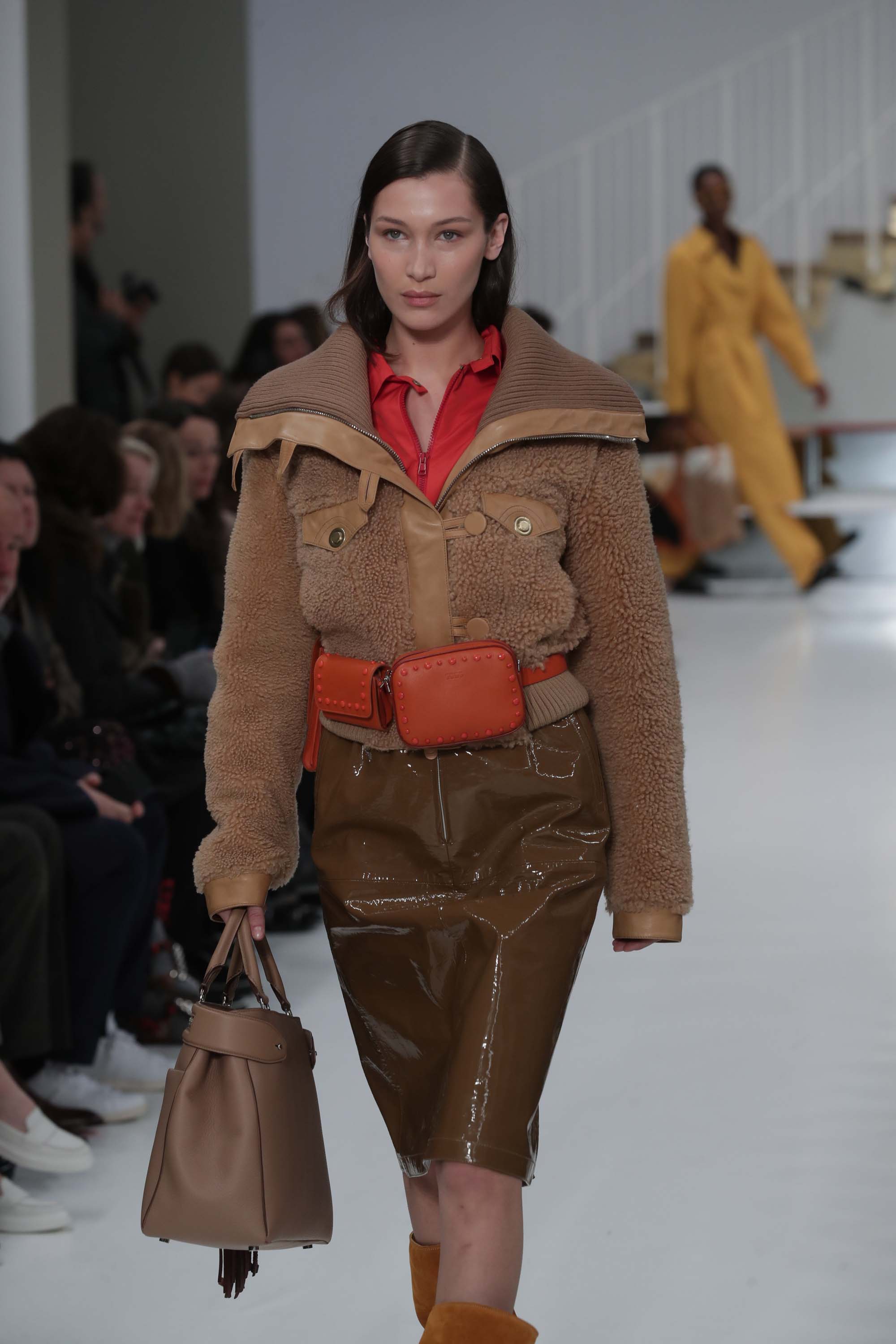 Bella Hadid walks for Tod’s Fall Winter Show