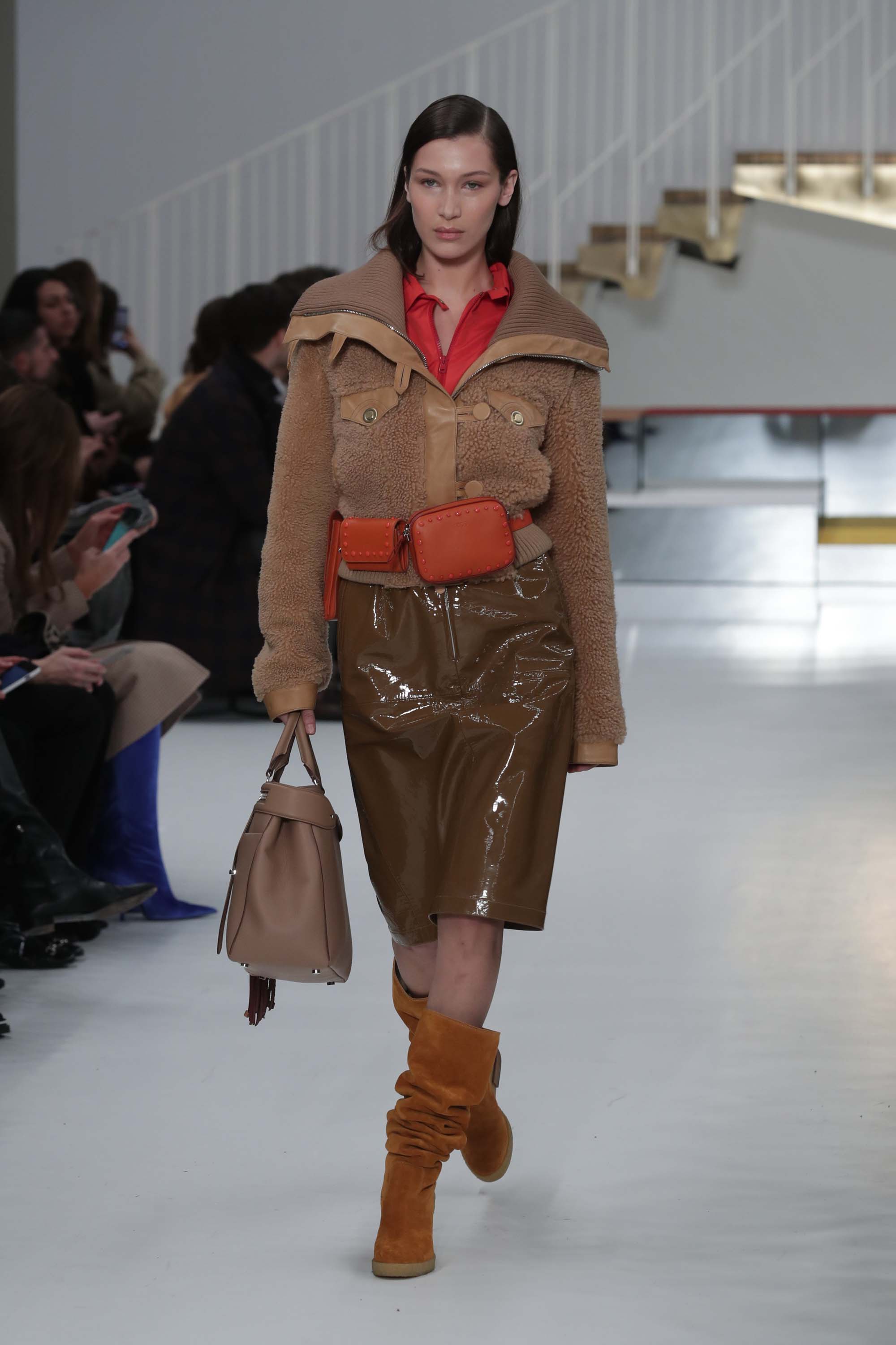 Bella Hadid walks for Tod’s Fall Winter Show